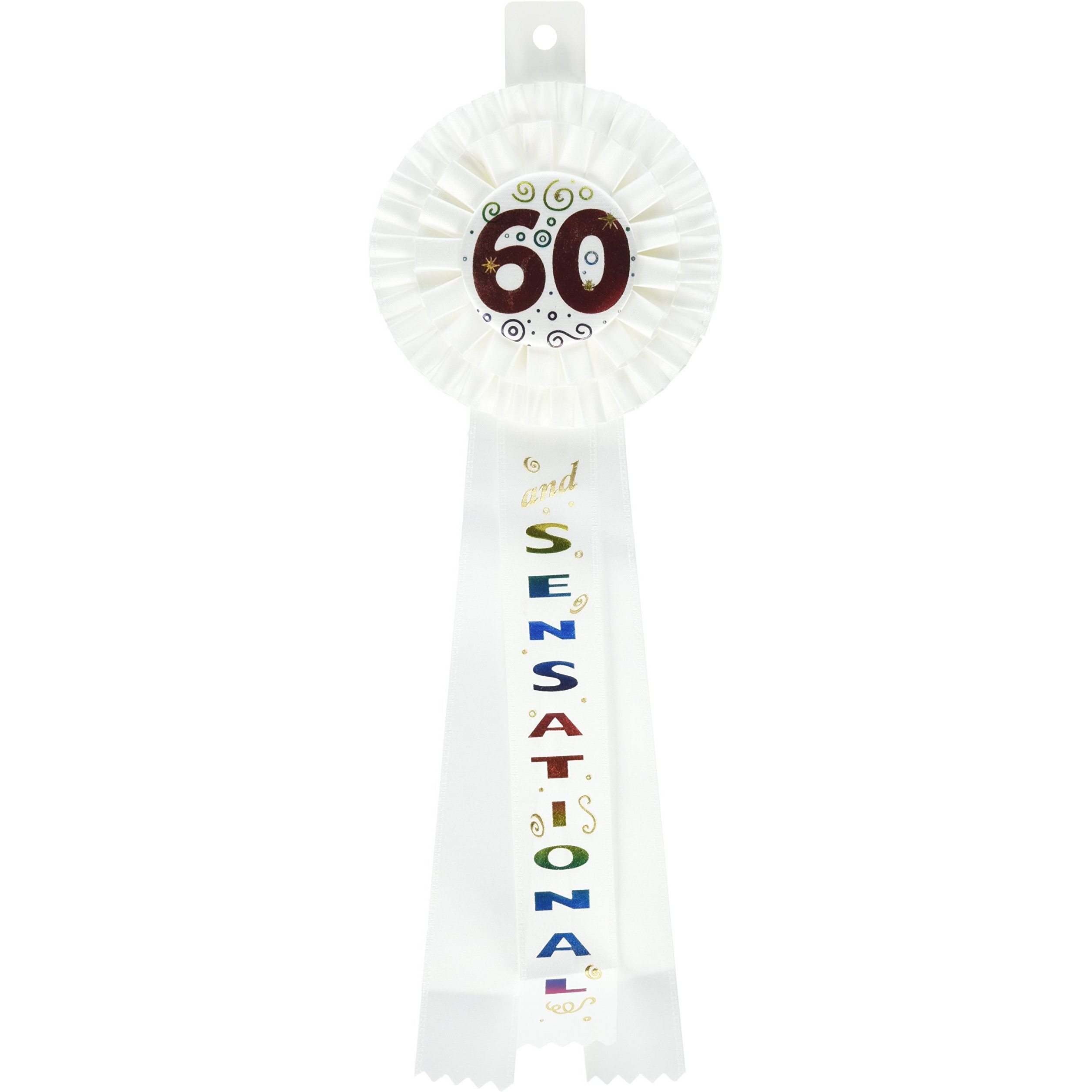 60 & Sensational Deluxe Rosette