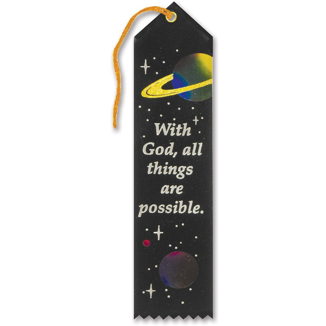 With God, All Things Are Possible Ribbon