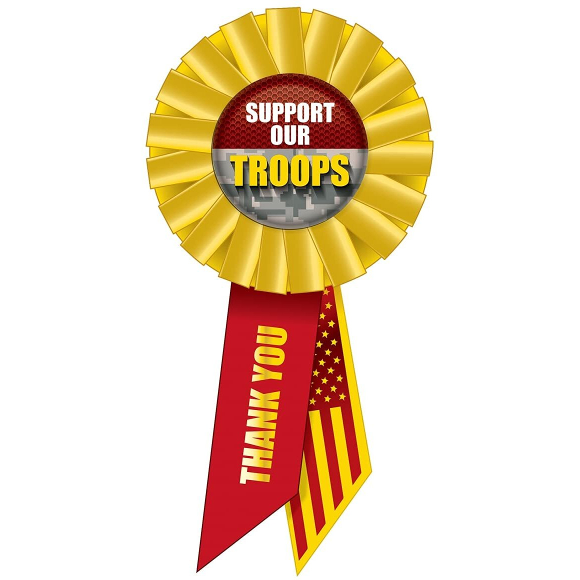 Support Our Troops Rosette