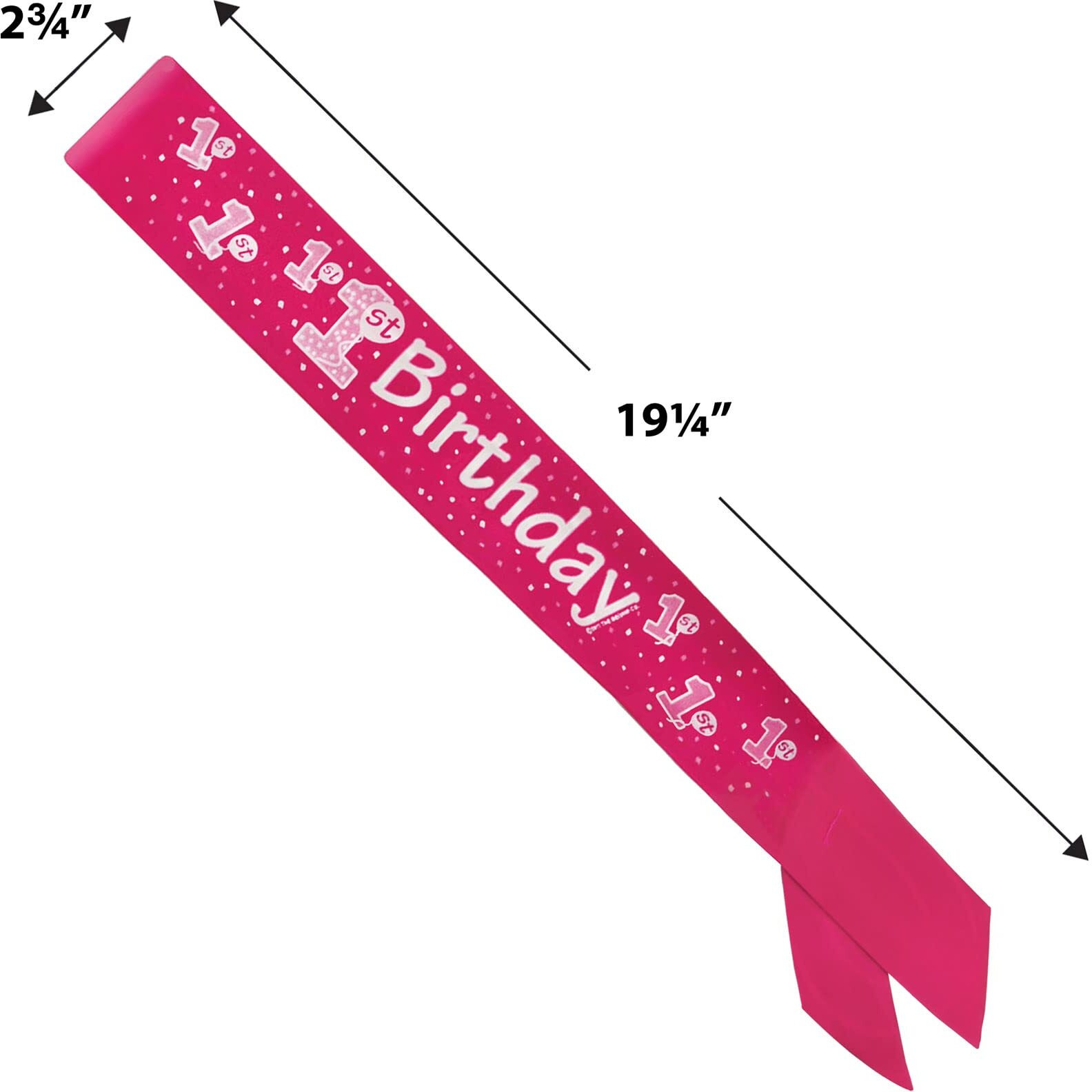 1st  Birthday Satin Sash