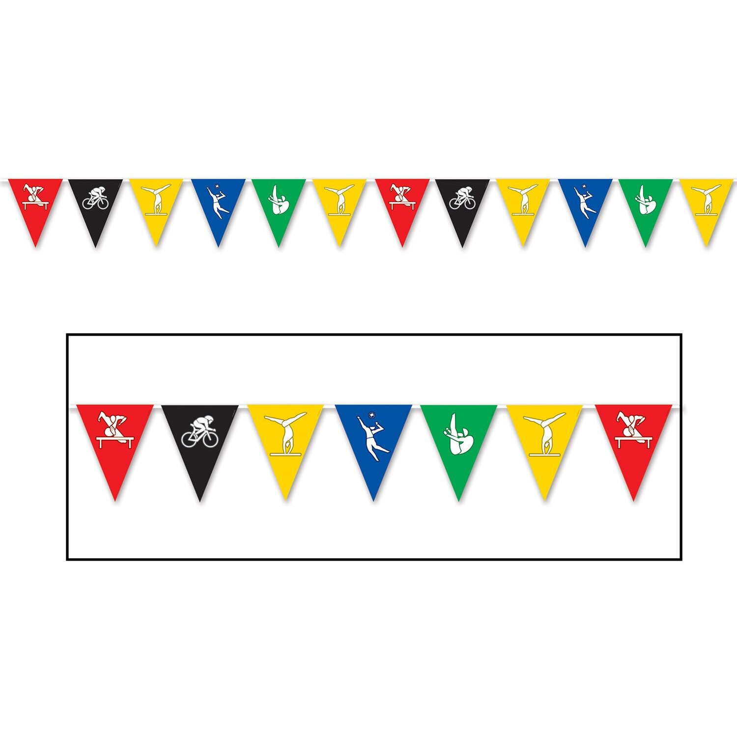 Summer Sports Pennant Banner