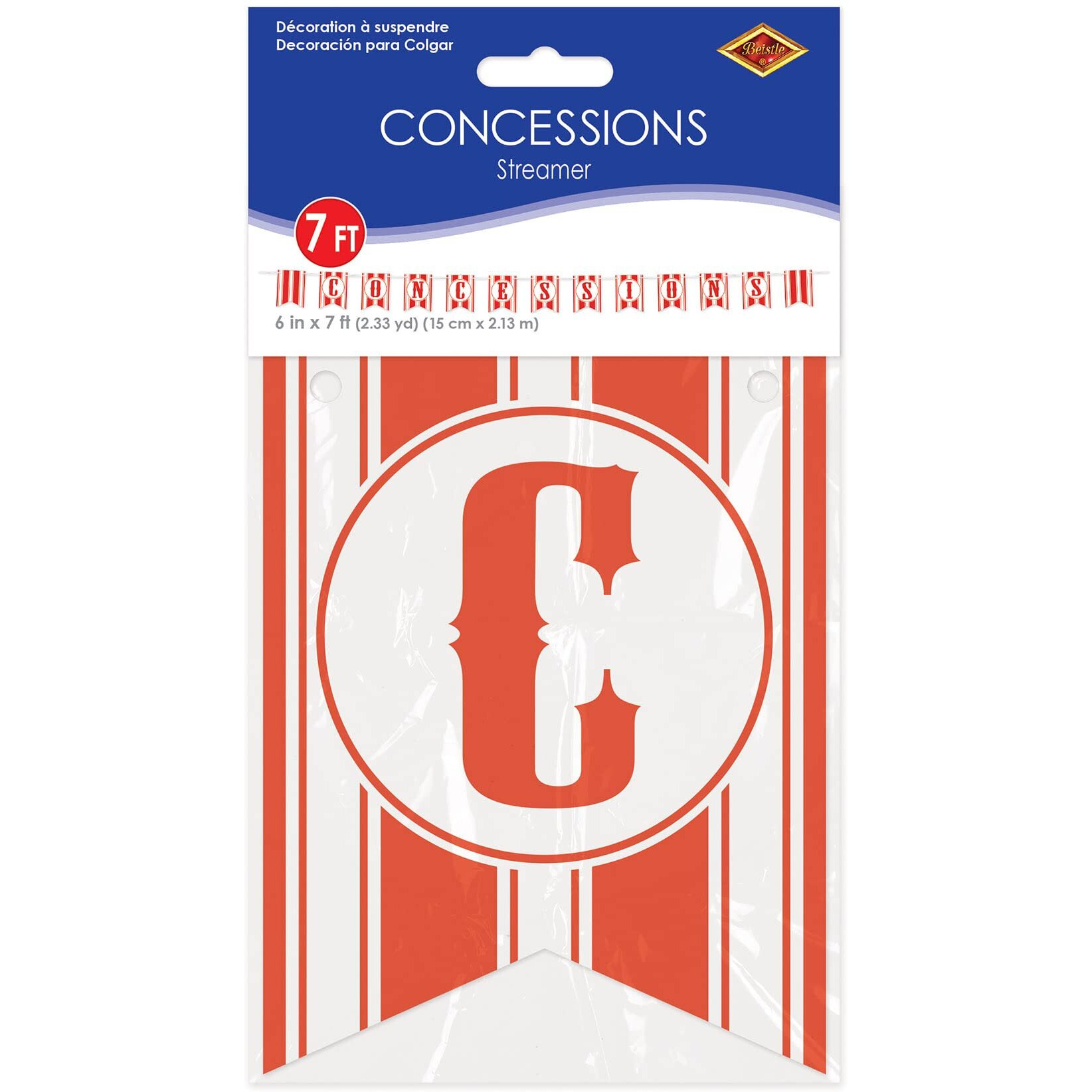 Concessions Pennant Banner