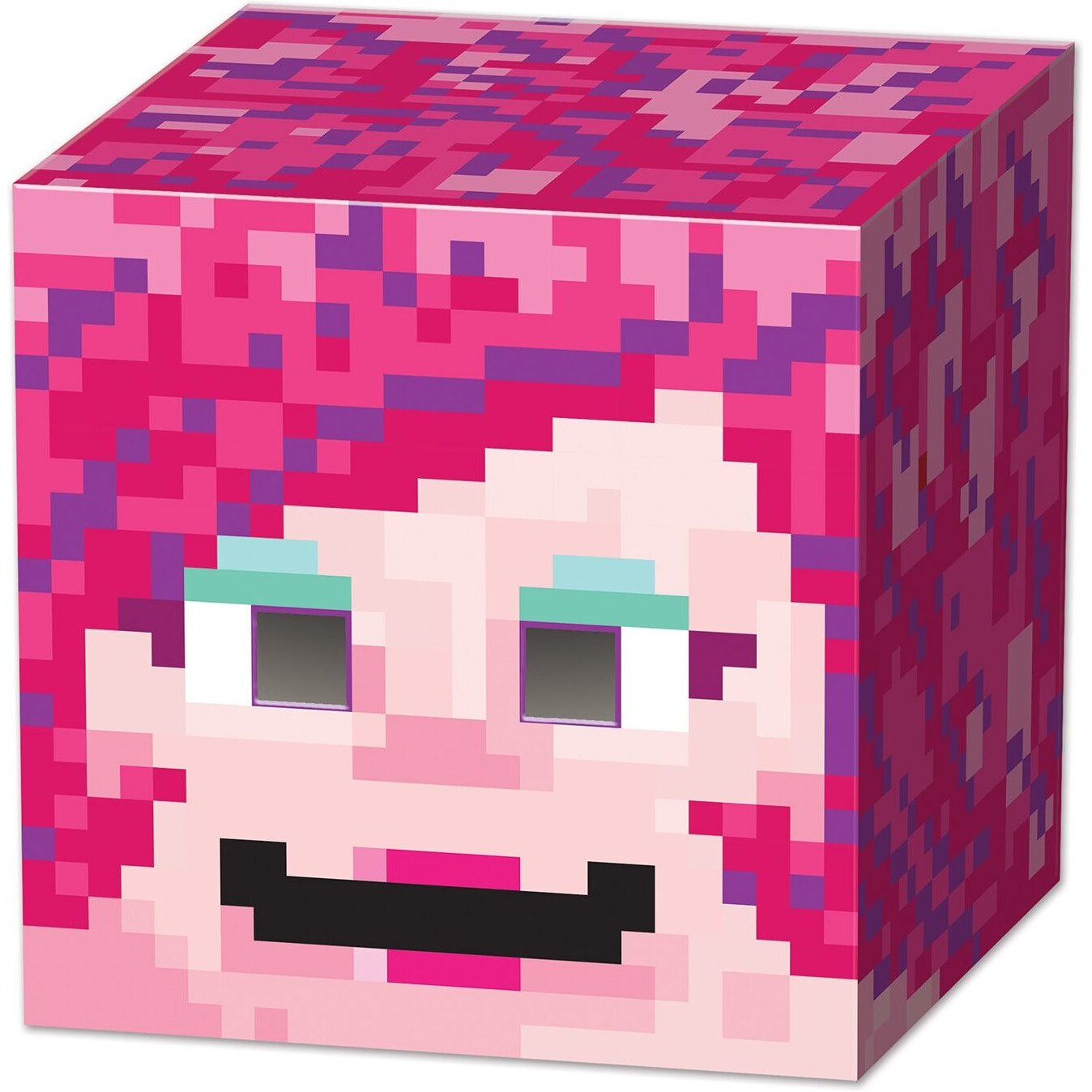 Gamer Girl 8-Bit Box Head