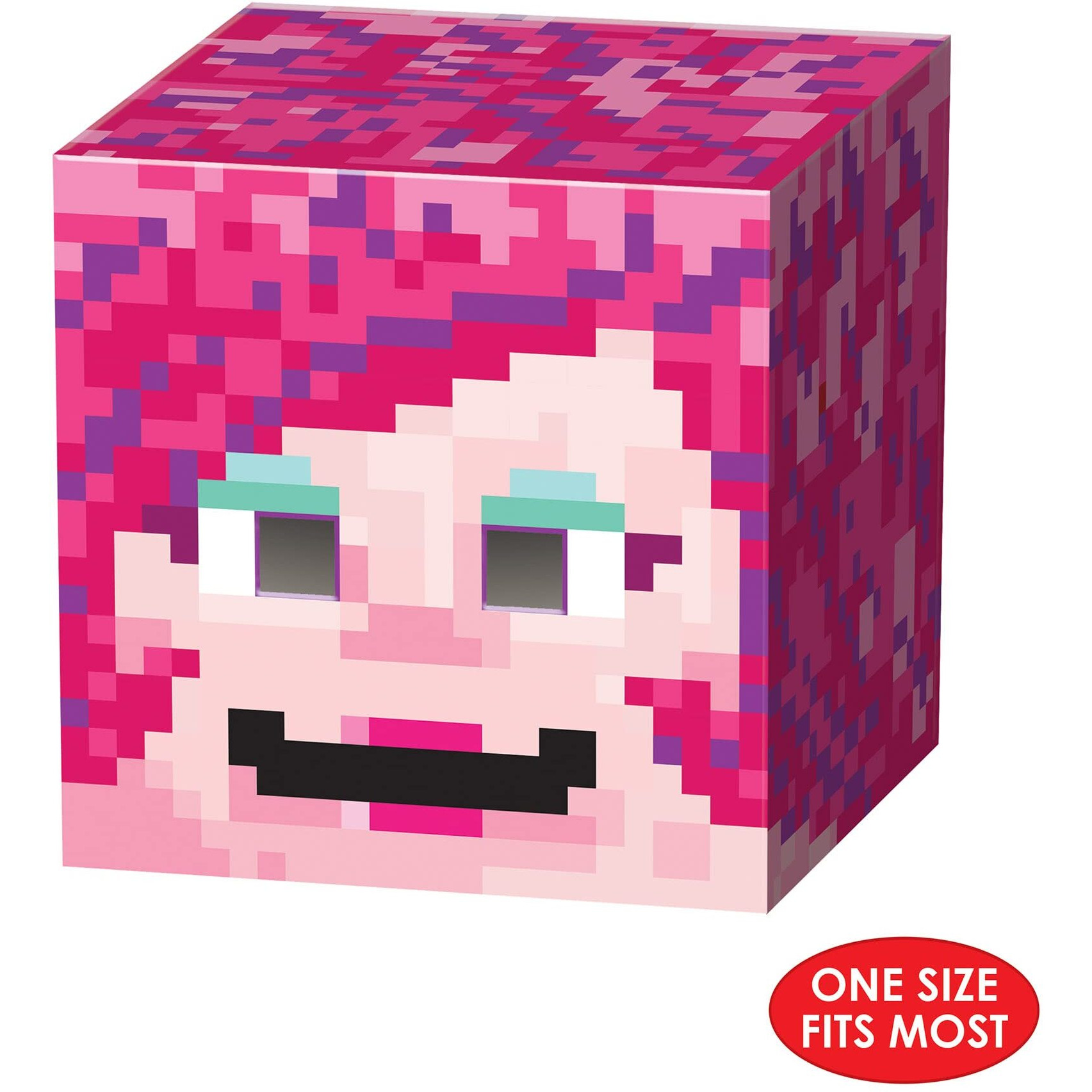 Gamer Girl 8-Bit Box Head