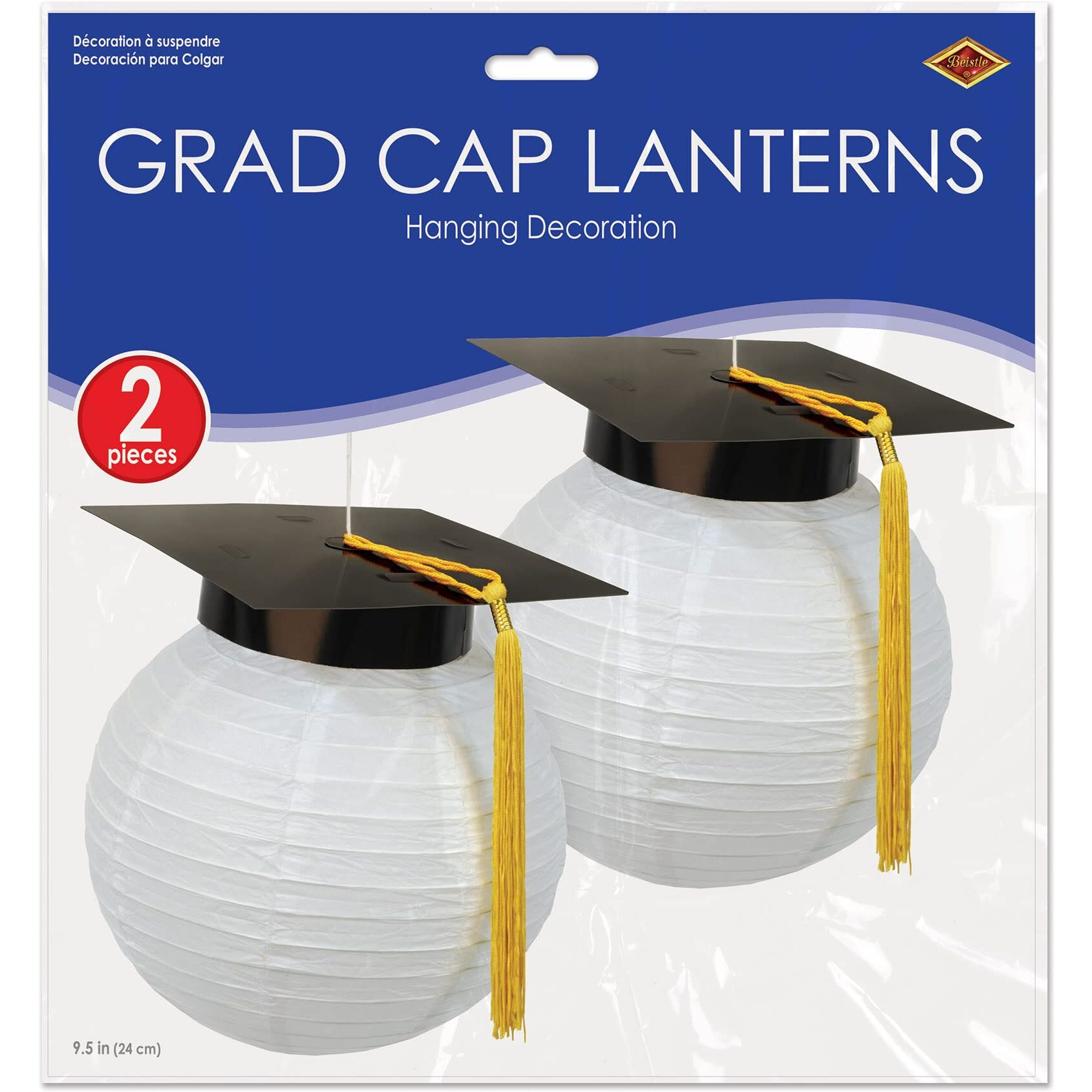 Grad Cap Paper Lanterns