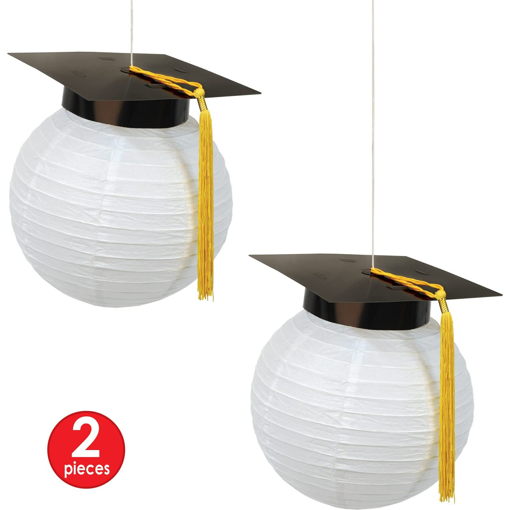 Grad Cap Paper Lanterns