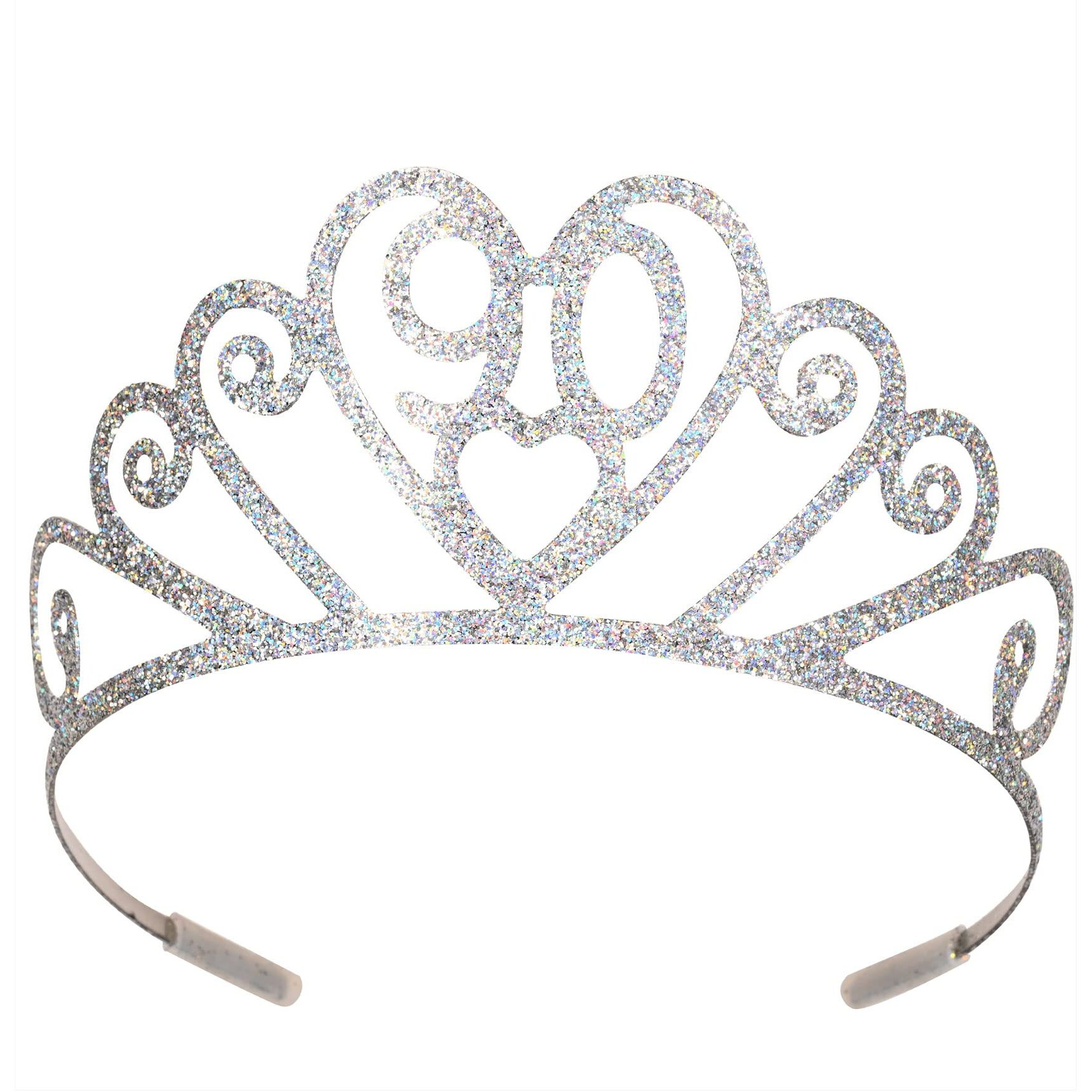 Glittered Metal  90  Tiara