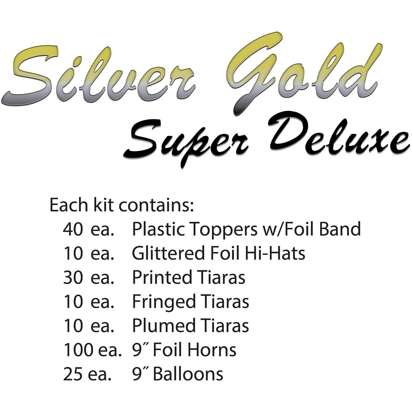 Silver Gold Super Deluxe Asst for 100