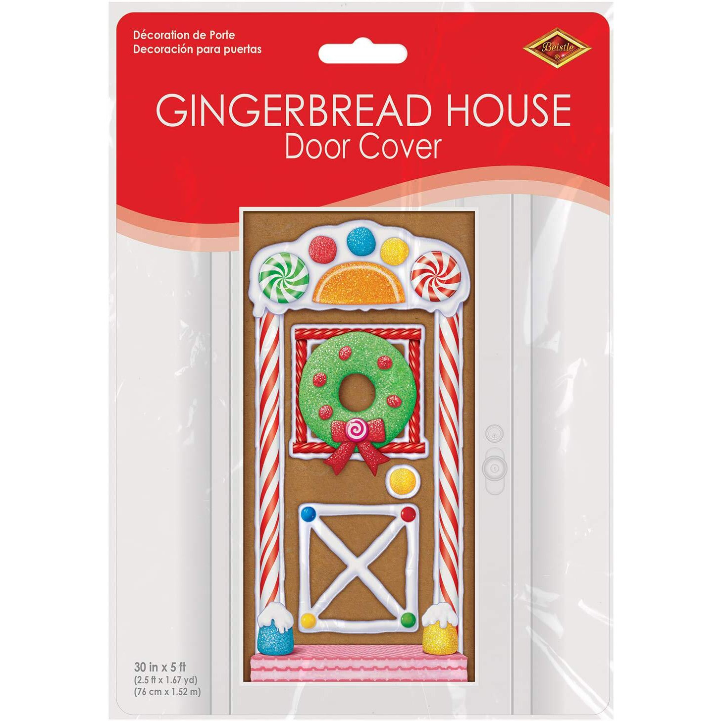 Gingerbread House Door Cover