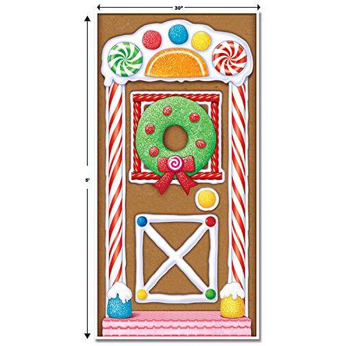 Gingerbread House Door Cover