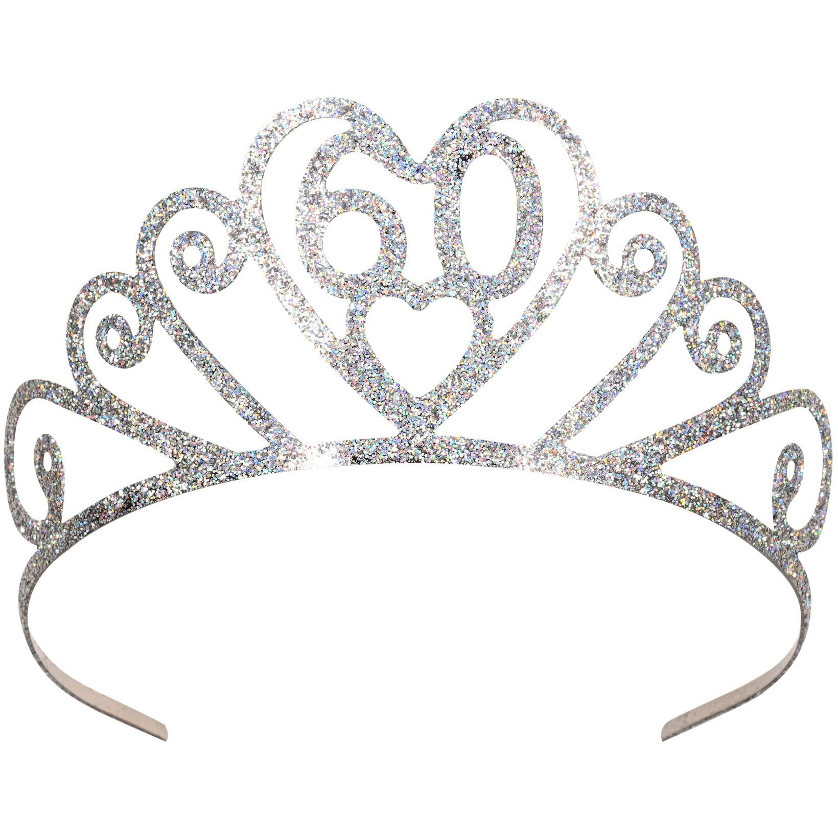 Glittered Metal  60  Tiara