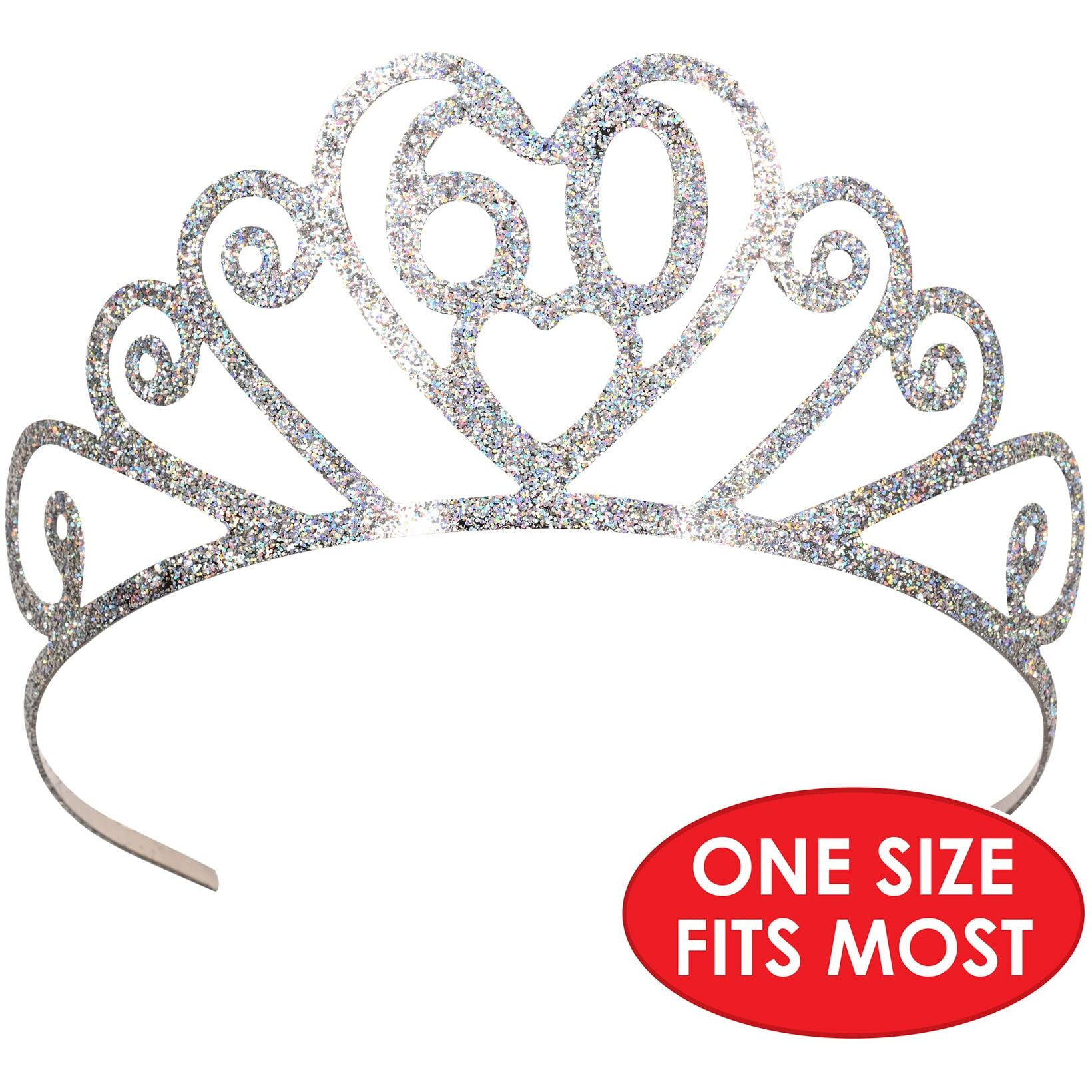 Glittered Metal  60  Tiara