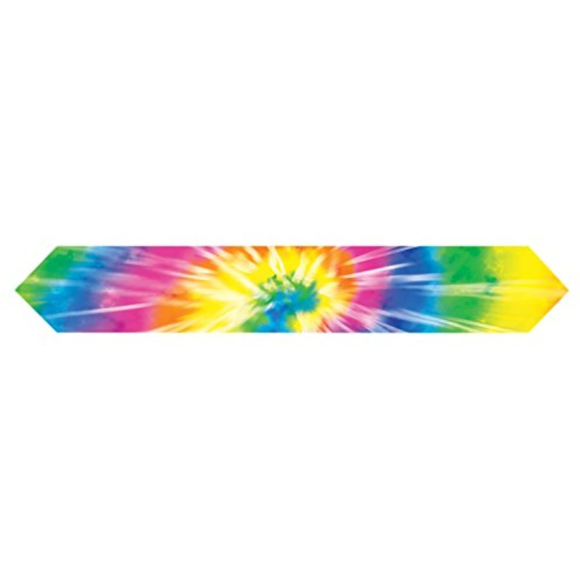 Printed Tie-Dyed Table Runner