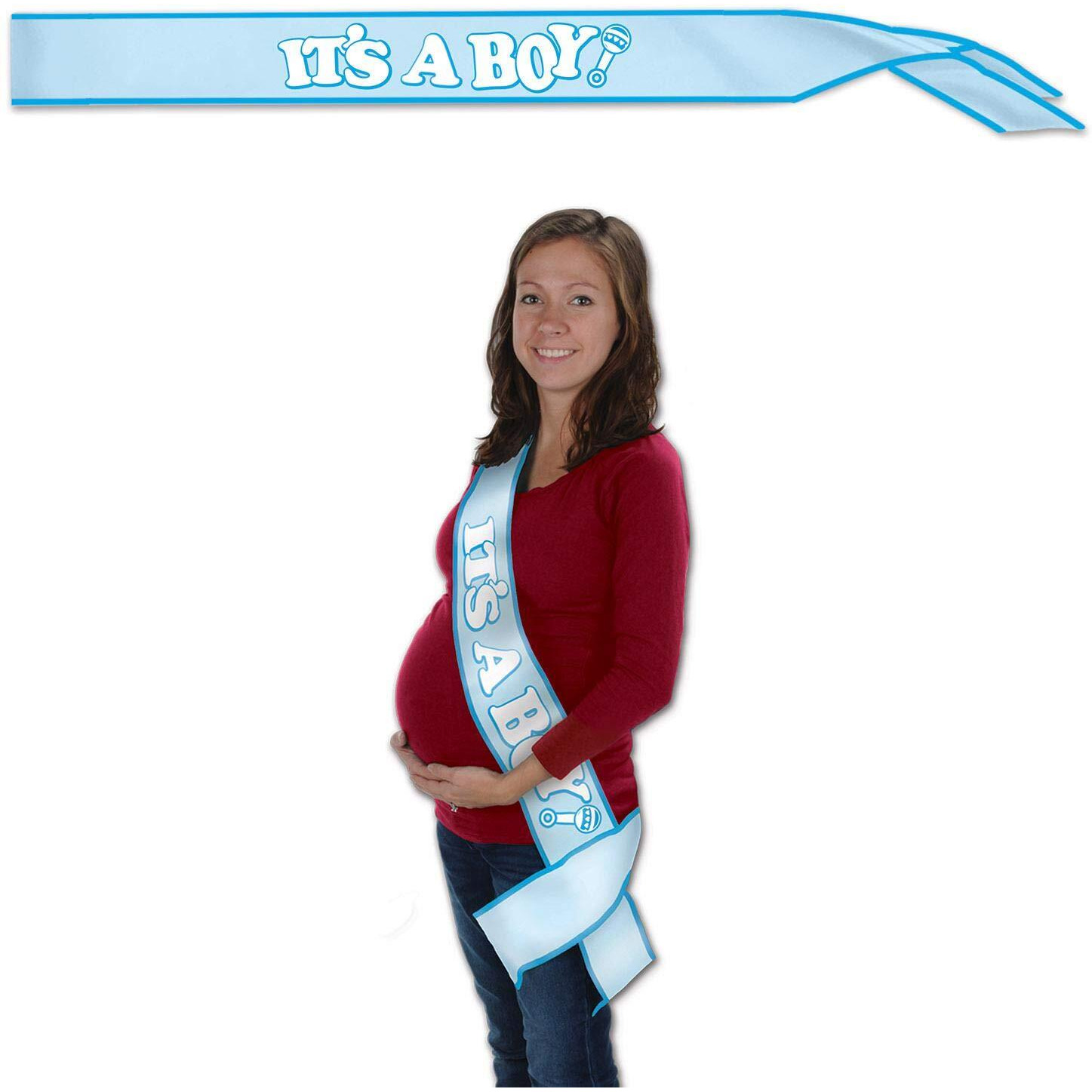 It's A Boy Satin Sash