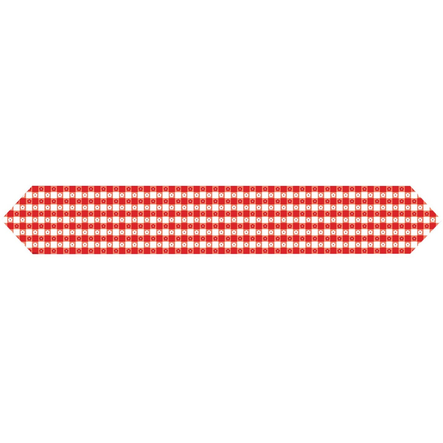 Printed Gingham Table Runner