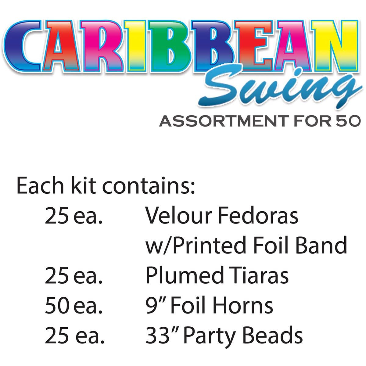 Caribbean Swing Asst for 50