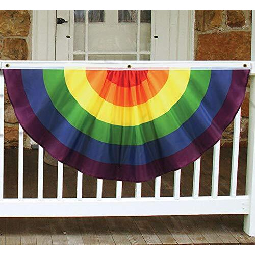 Rainbow Fabric Bunting