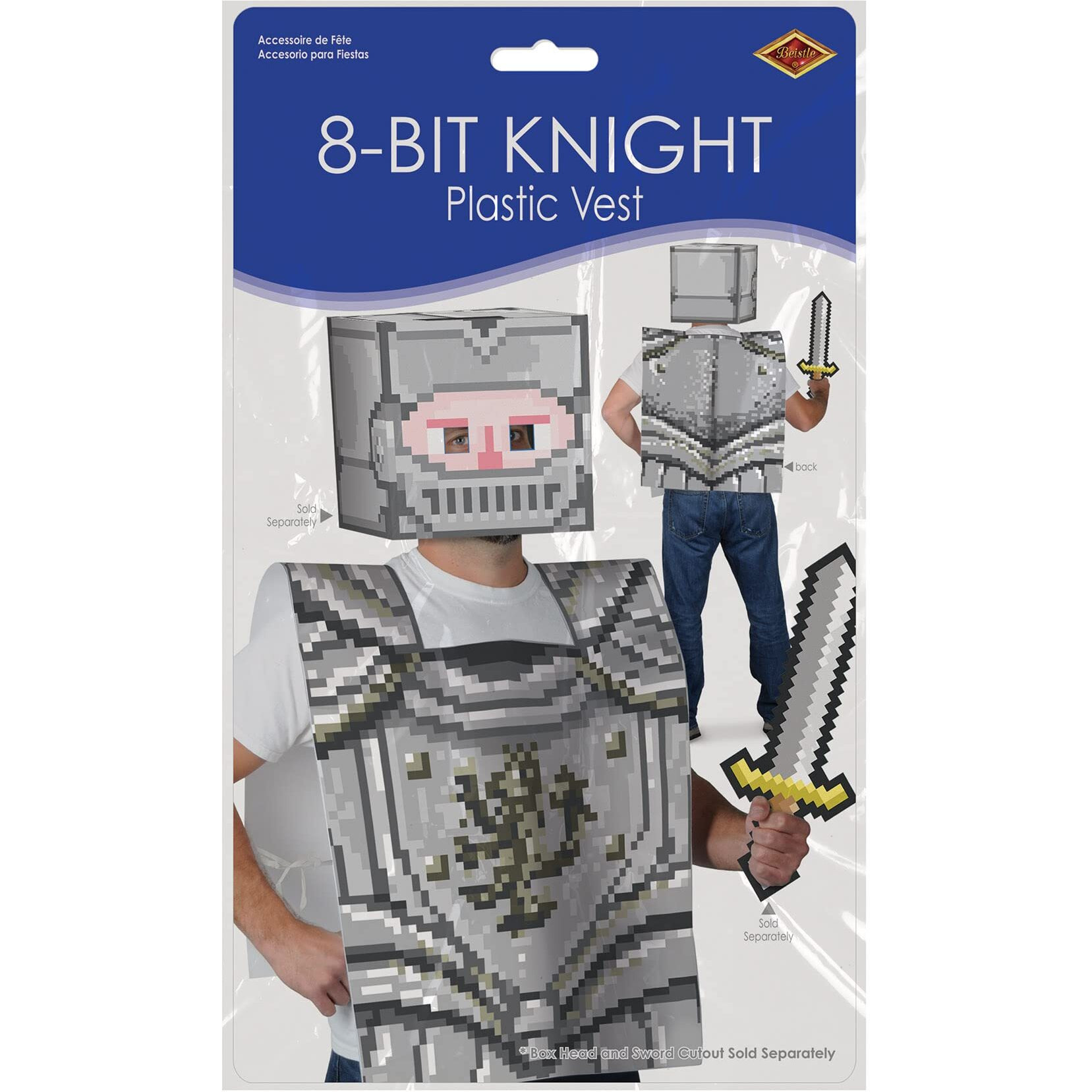 Plastic 8-Bit Knight Vest