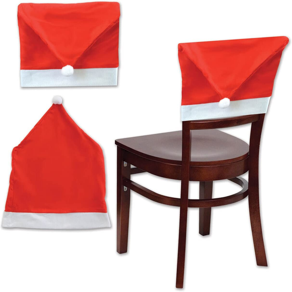 Santa Hat Chair Cover