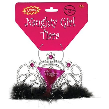 Plastic Light-Up Naughty Girl Tiara