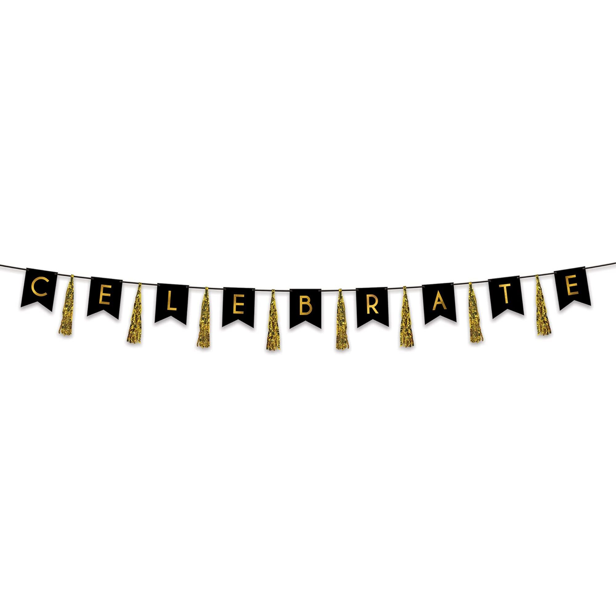 Celebrate Tassel Streamer