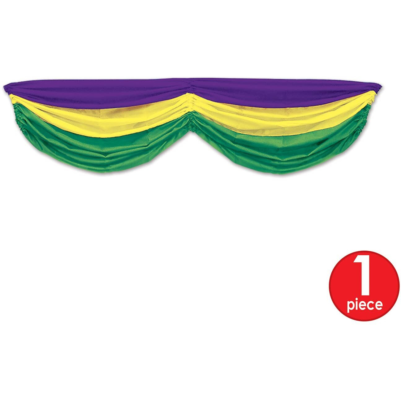 Mardi Gras Fabric Bunting