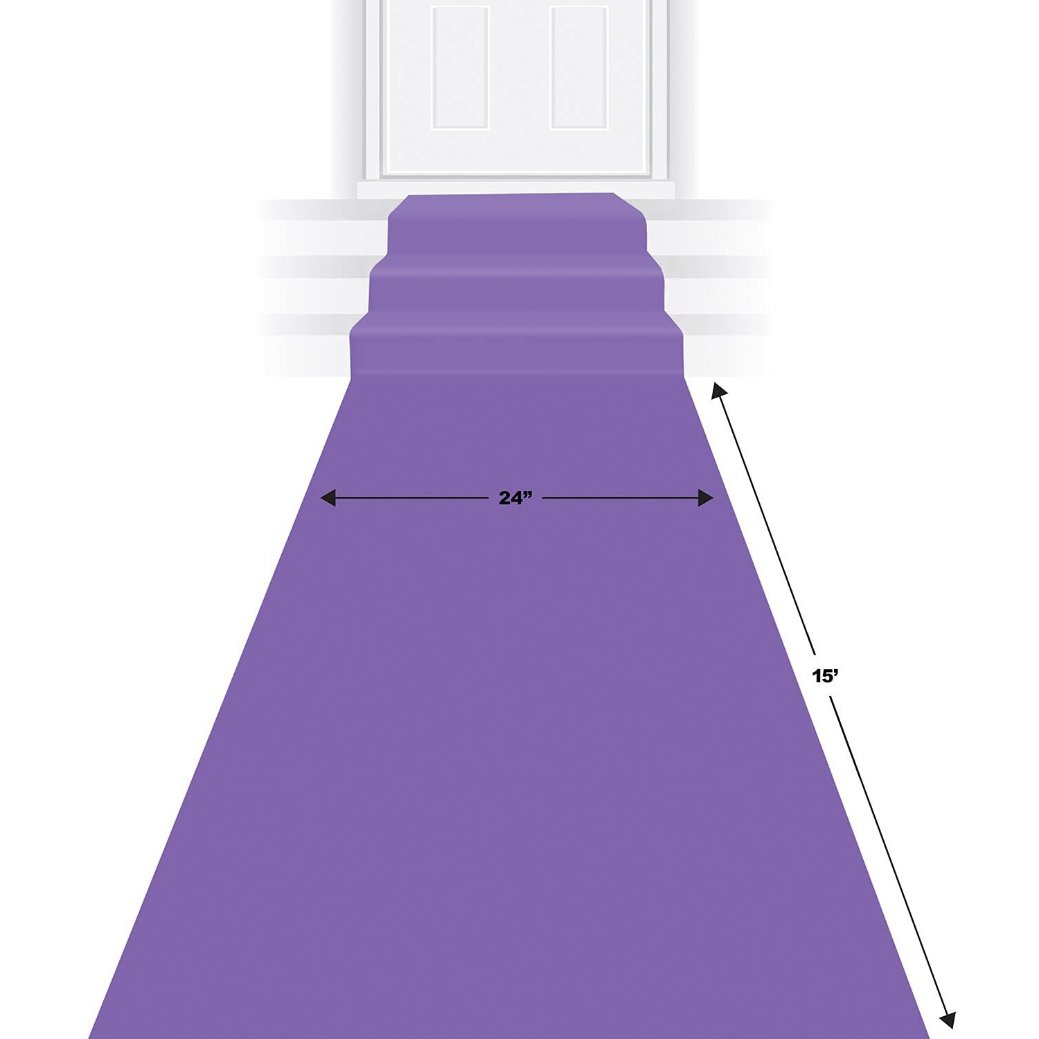 Purple Carpet Runner