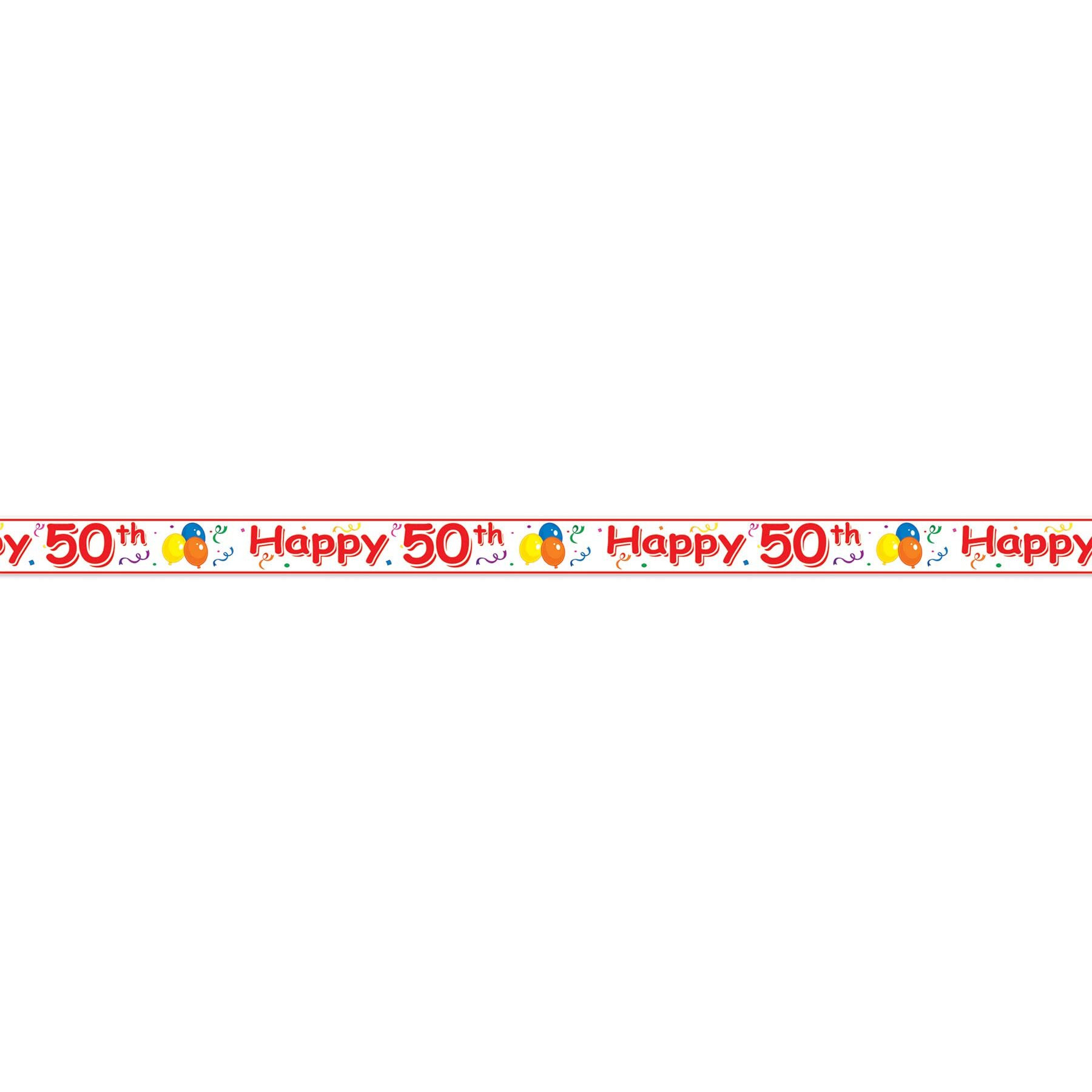 Happy  50th  Birthday Party Tape