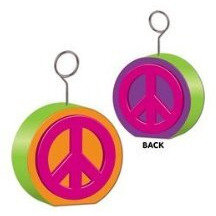 Peace Sign Photo/Balloon Holder