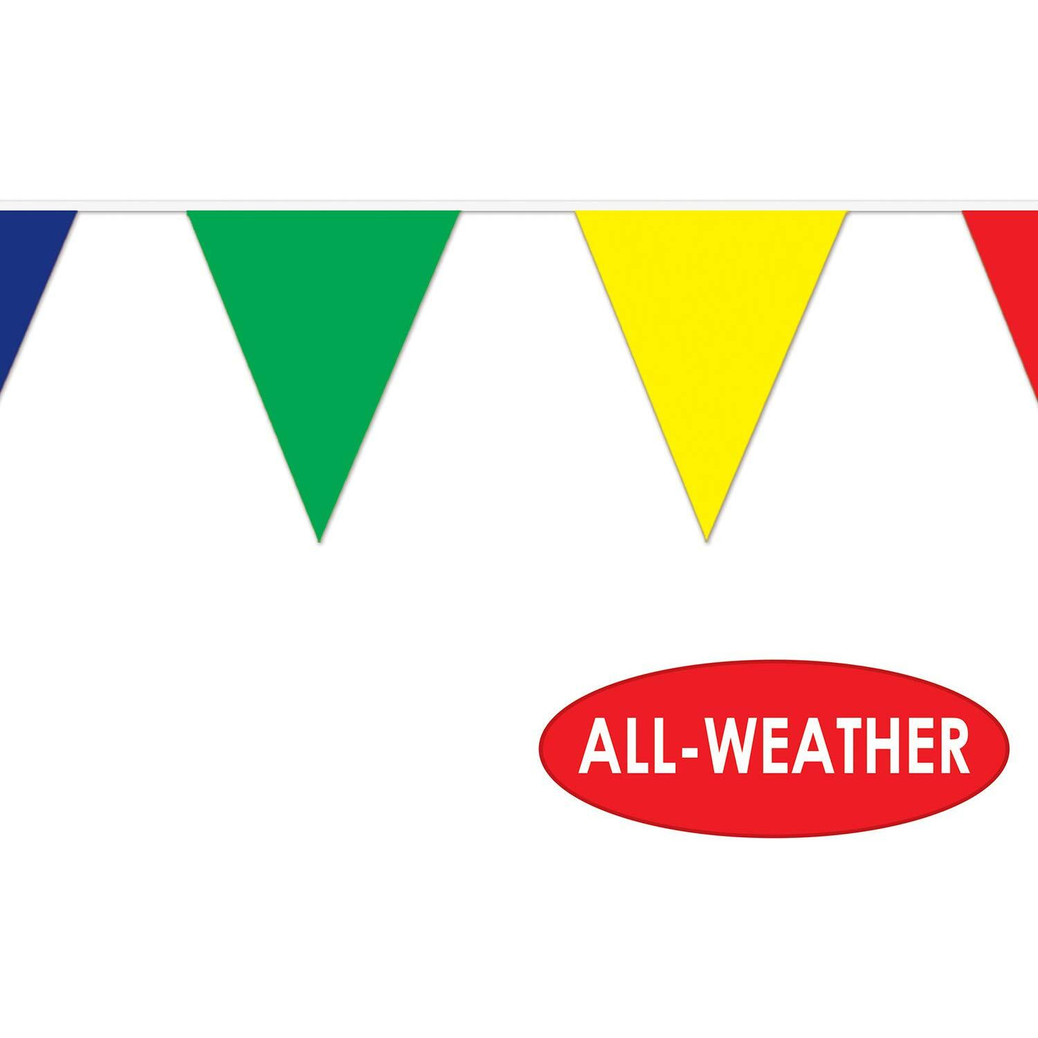 Multi-Color Pennant Banner