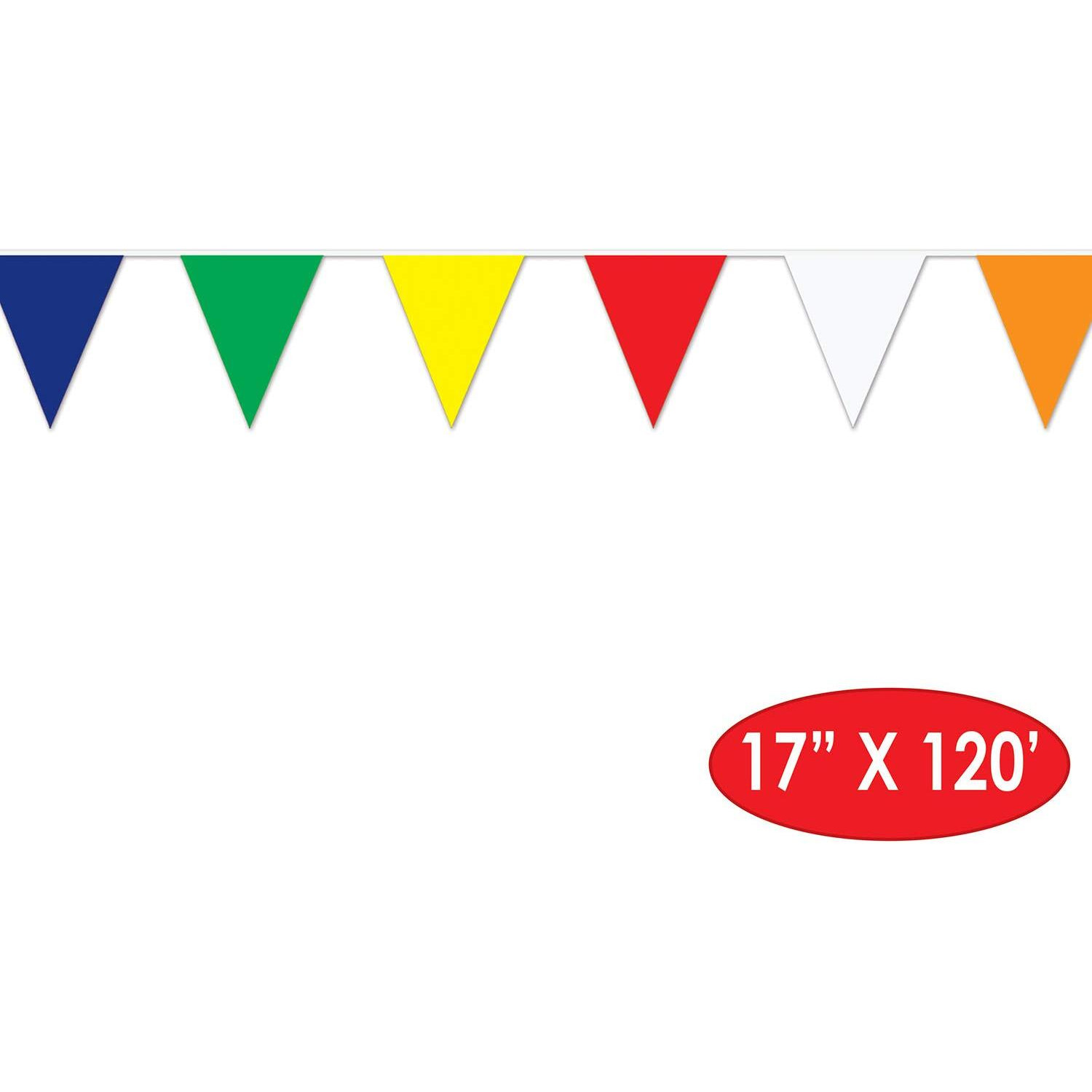 Multi-Color Pennant Banner