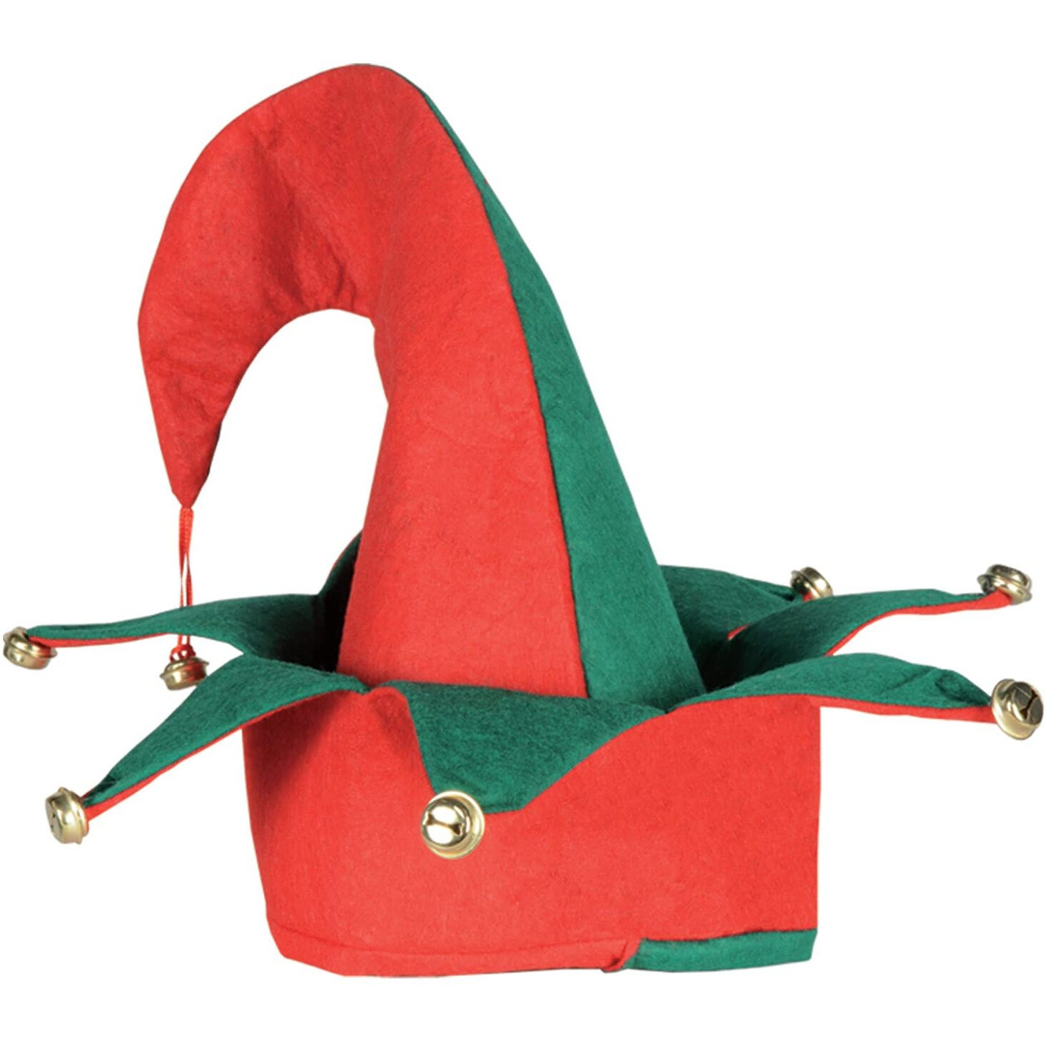 Felt Elf Hat w/Bells