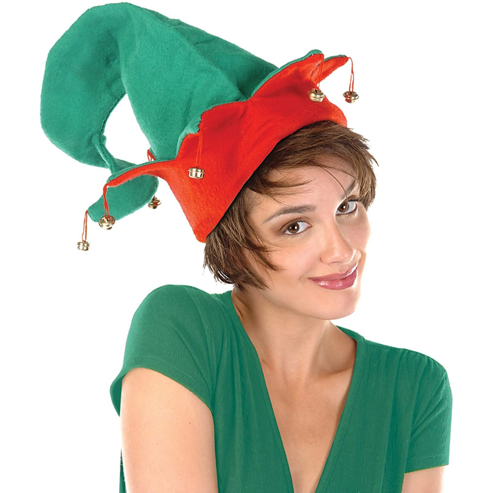 Felt Elf Hat w/Bells