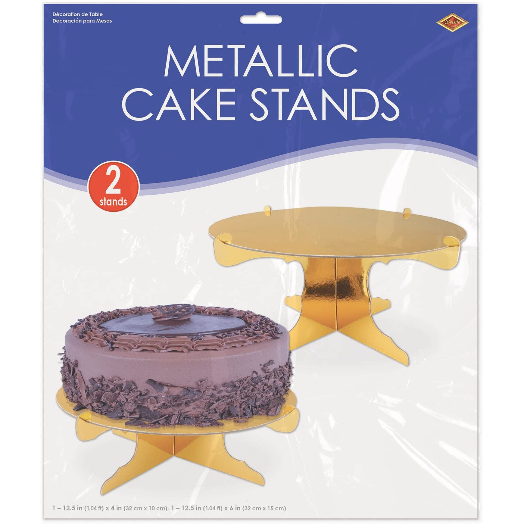 Metallic Cake Stands