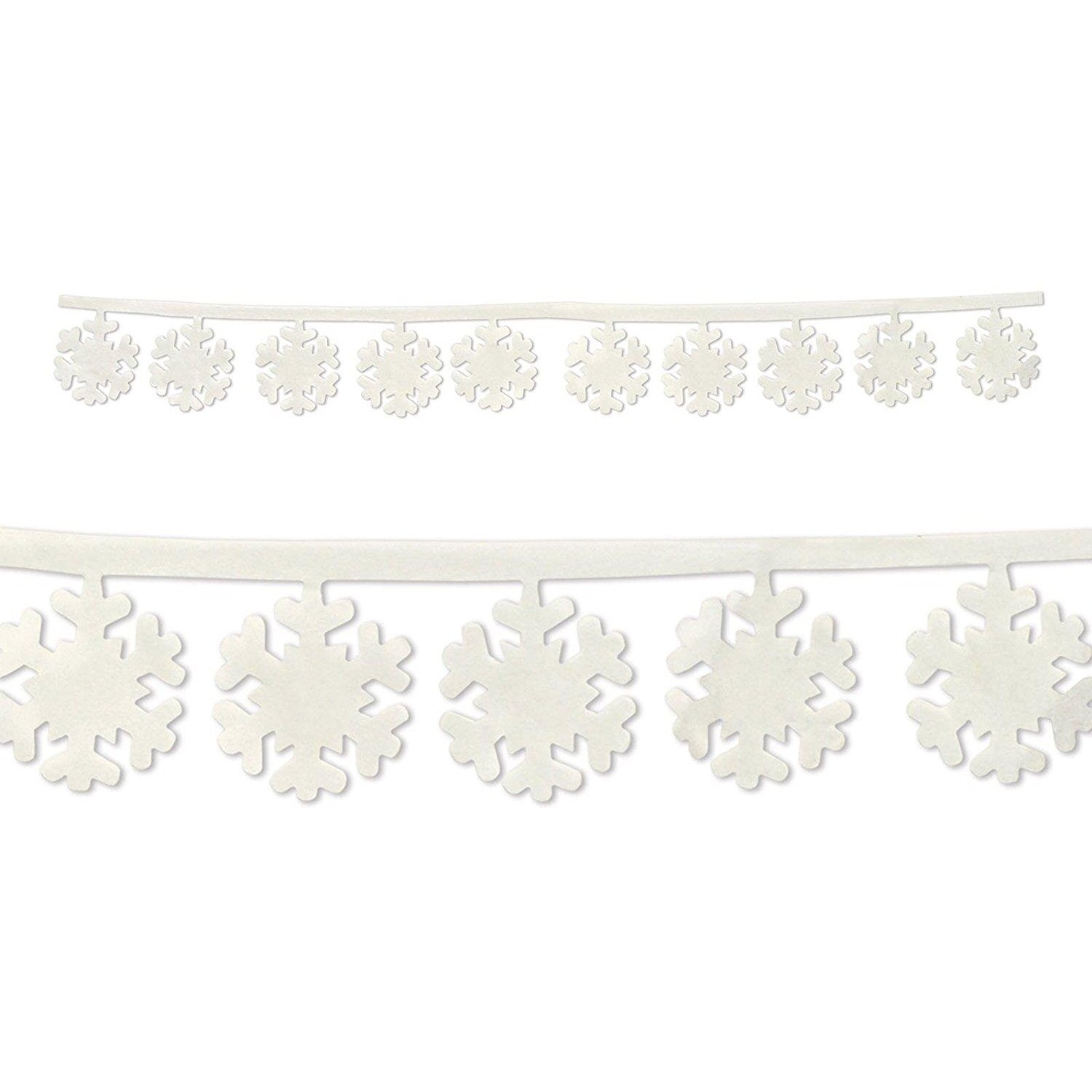 Fabric Snowflake Garlands