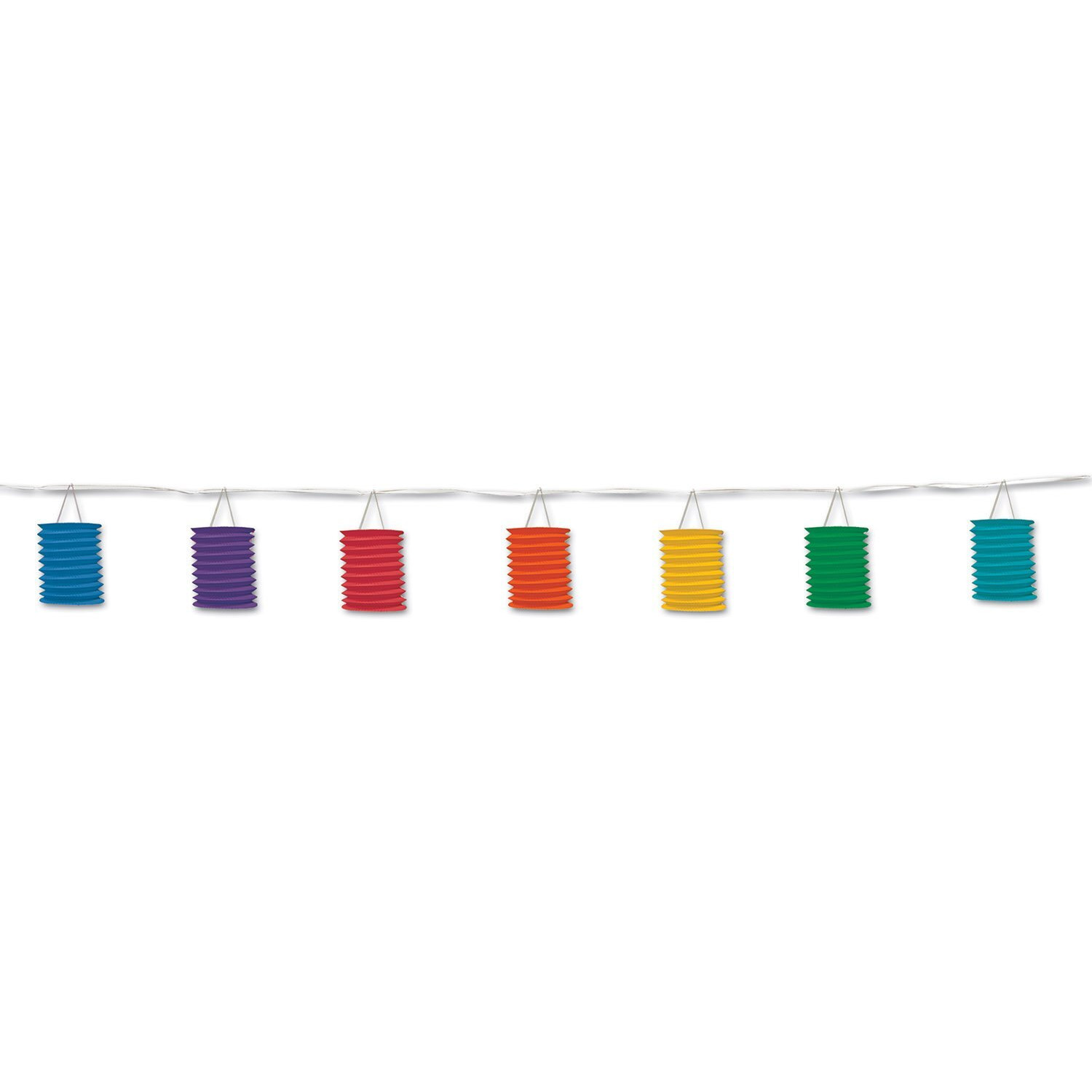 Rainbow Lantern Garland