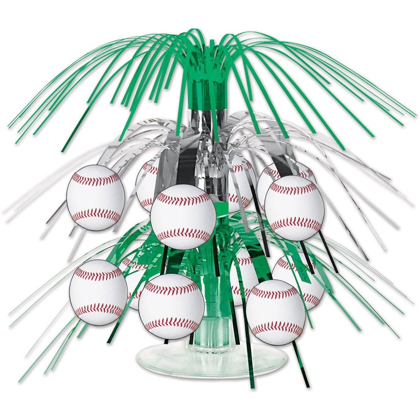 Baseball Mini Cascade Centerpiece