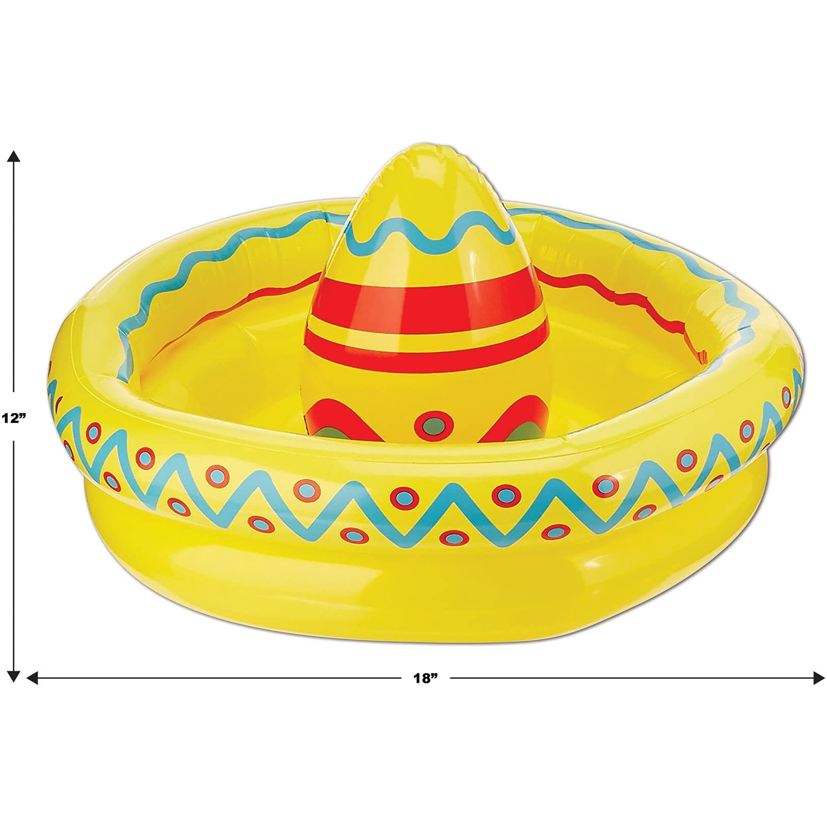 Inflatable Sombrero Cooler