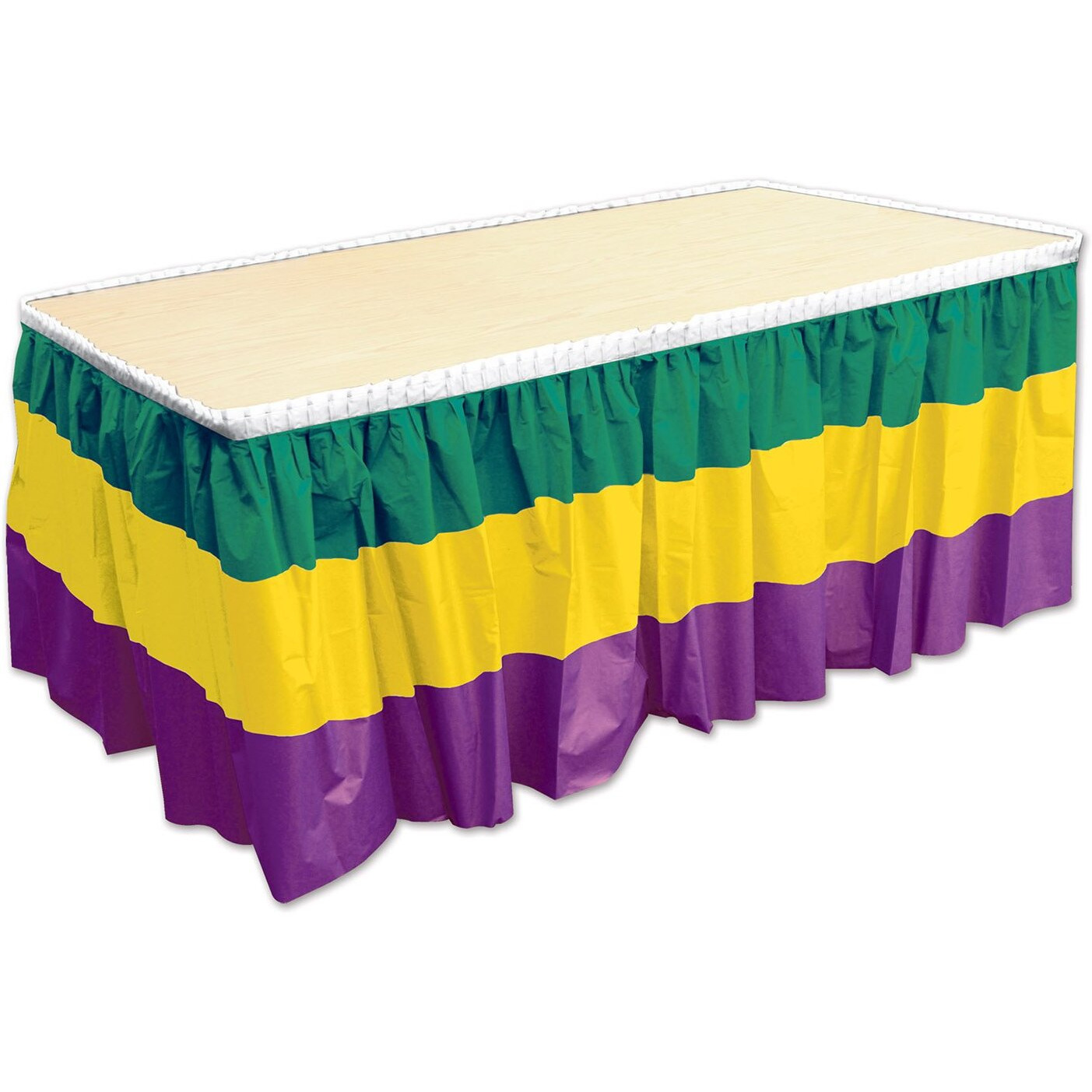 Mardi Gras Table Skirting