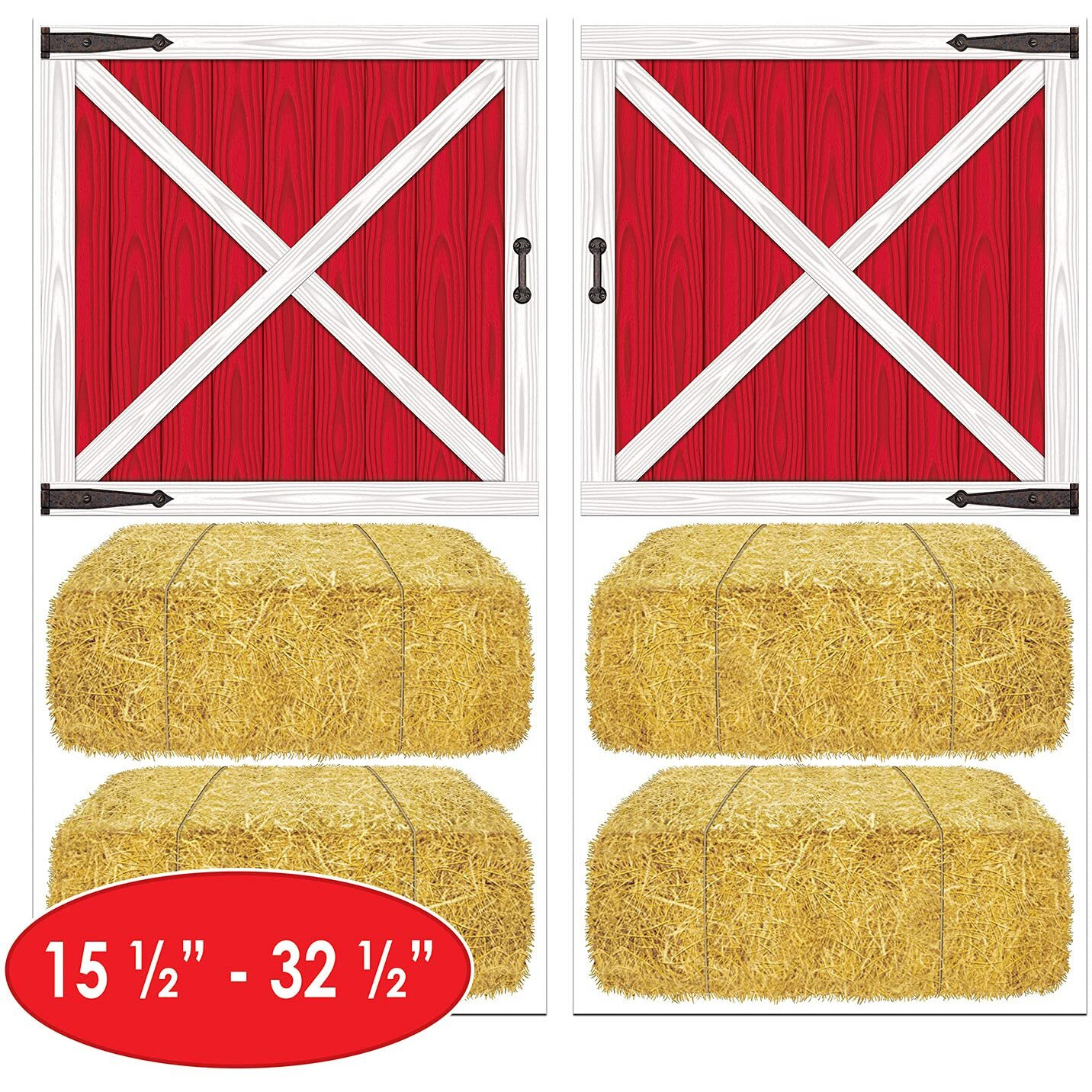 Barn Loft Door & Hay Bale Props