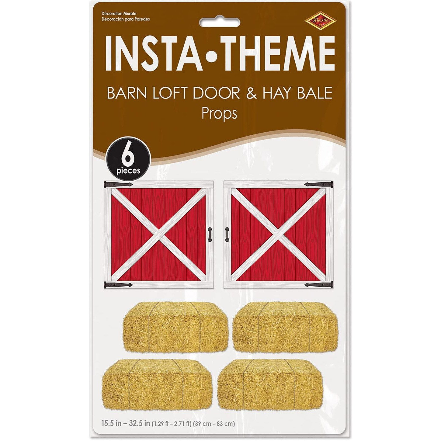 Barn Loft Door & Hay Bale Props