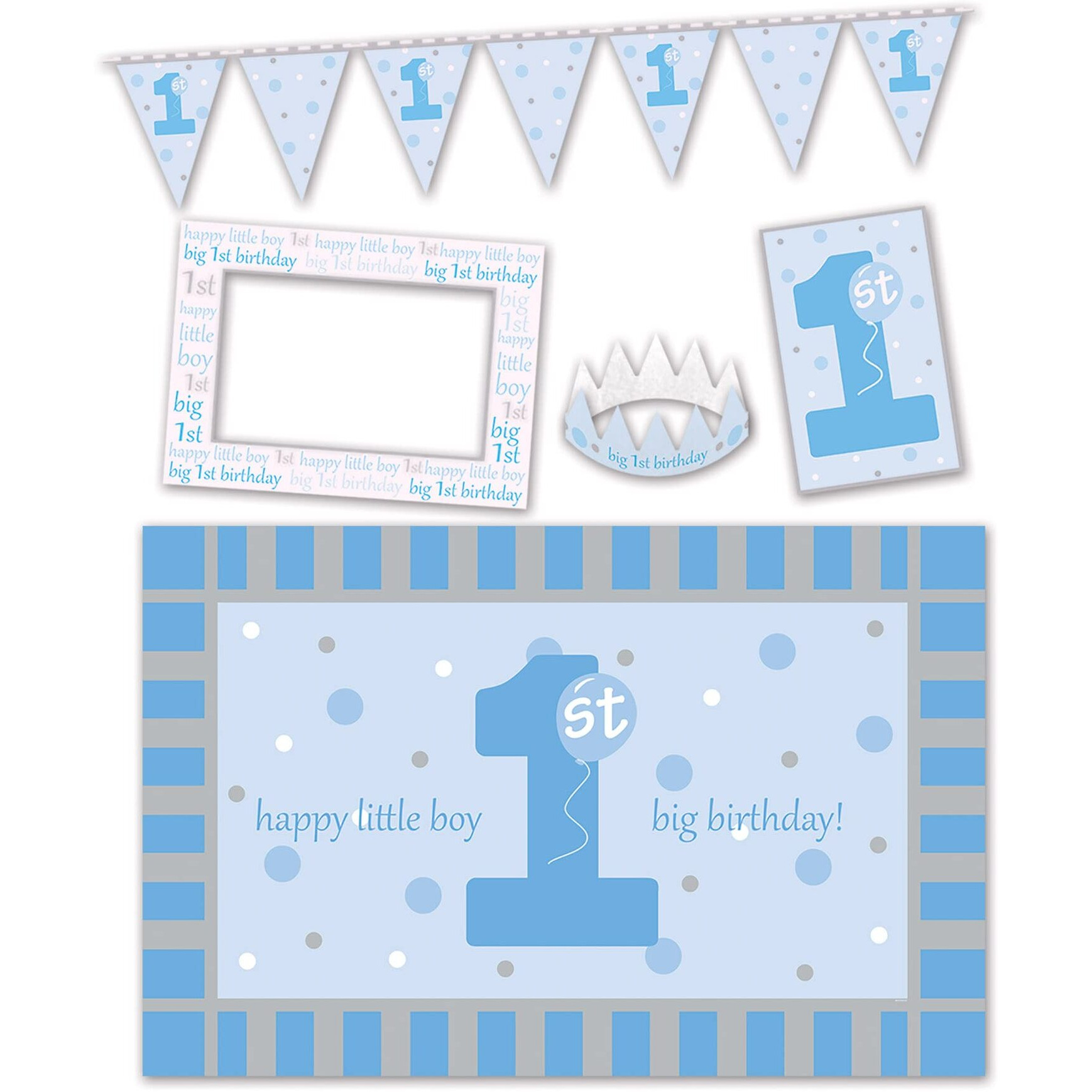 1st  Birthday High Chair Decorating Kit