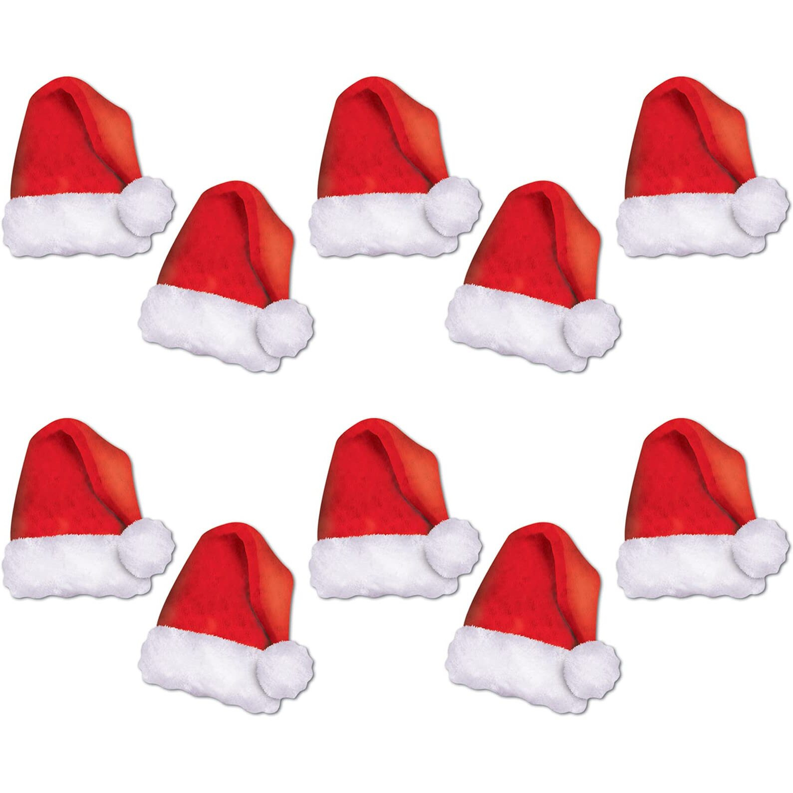 Mini Santa Hat Cutouts