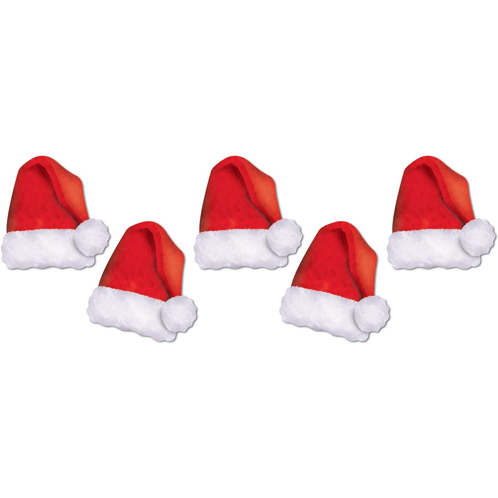 Mini Santa Hat Cutouts