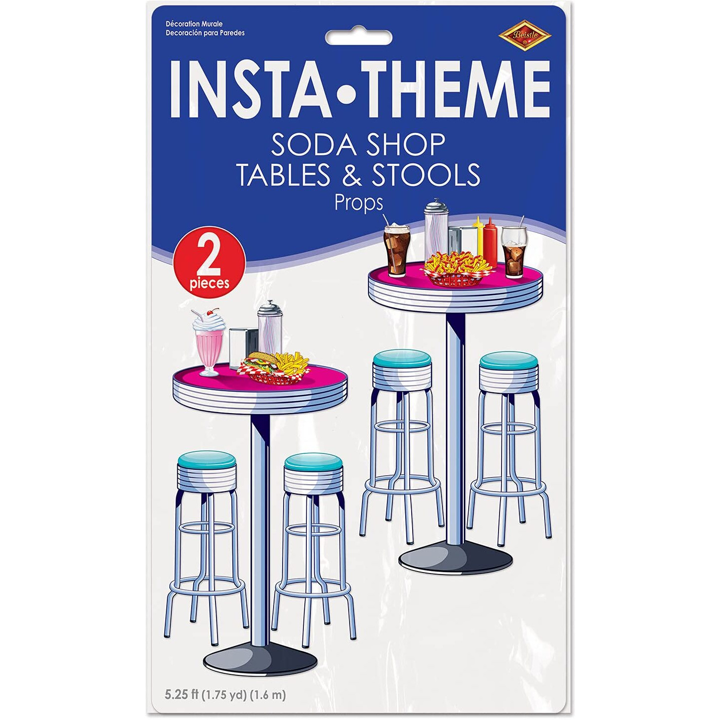 Soda Shop Tables & Stools Props