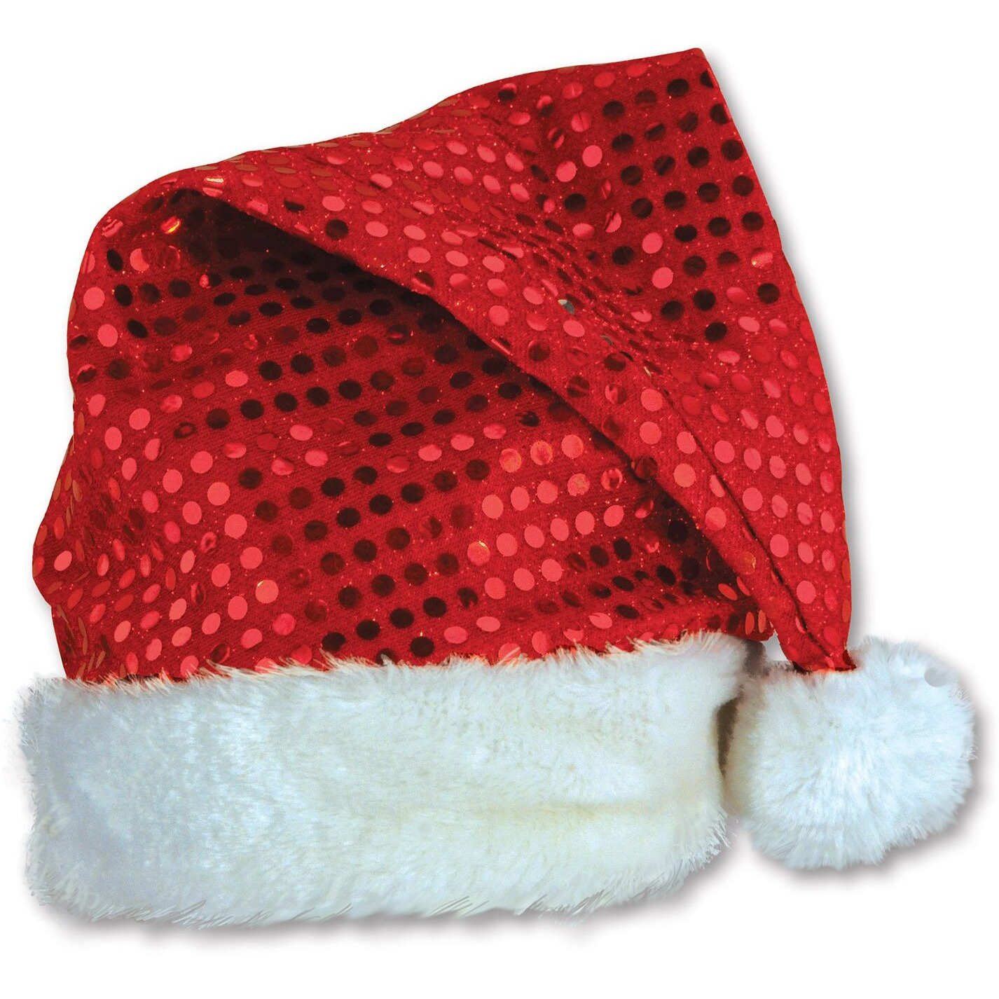 Sequin-Sheen Santa Hat