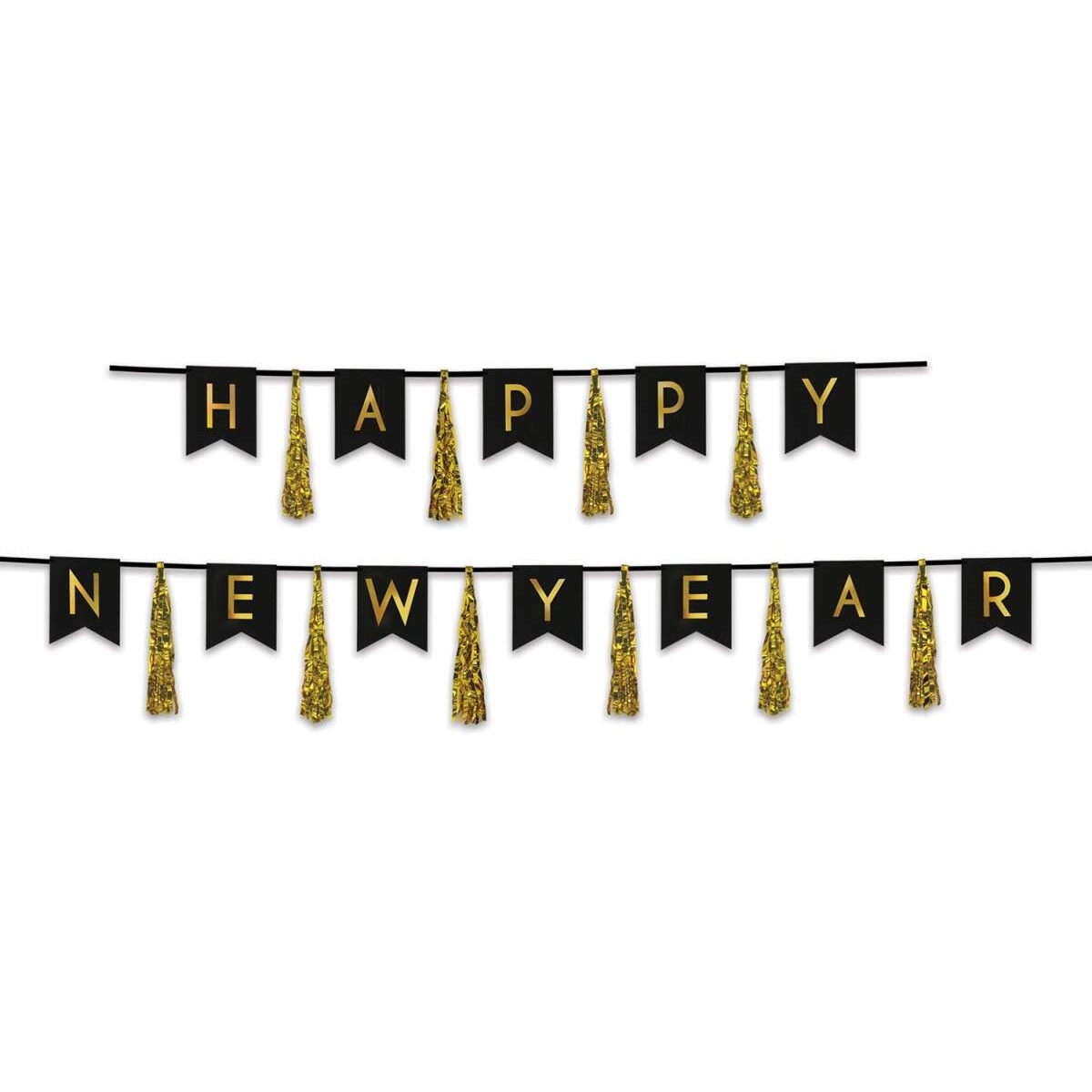 Happy New Year Tassel Streamer