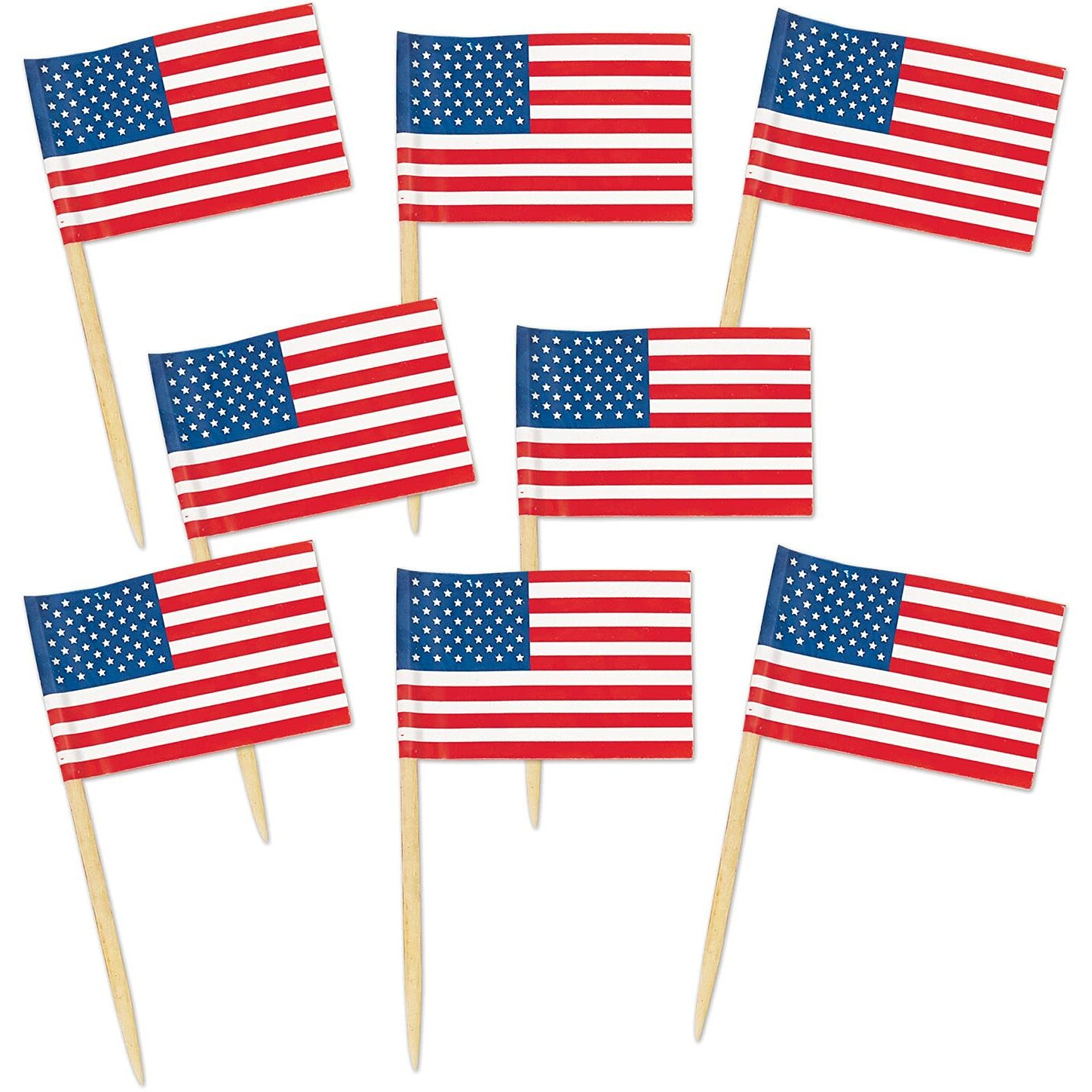 Pkgd U S Flag Picks