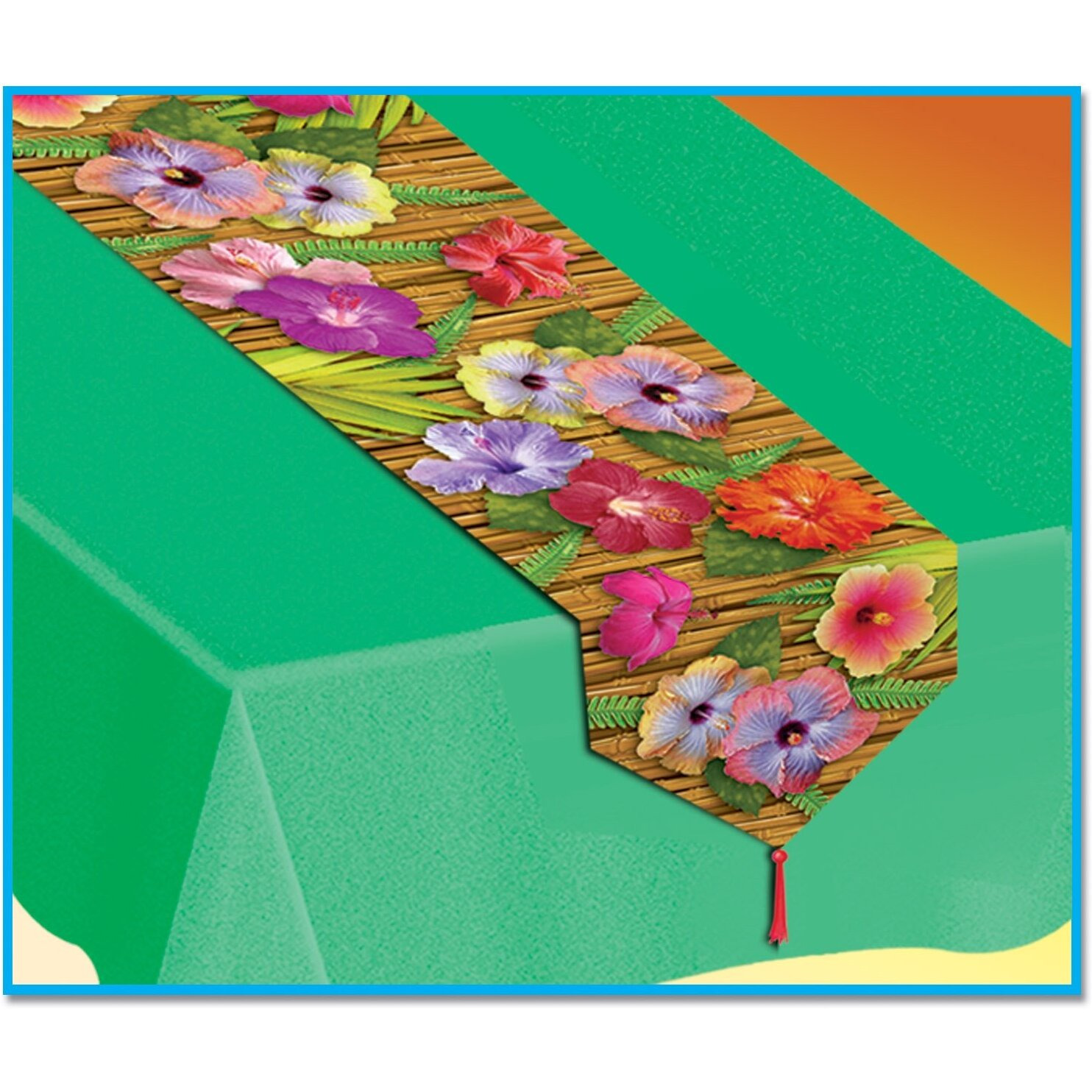 Printed Luau Table Runner