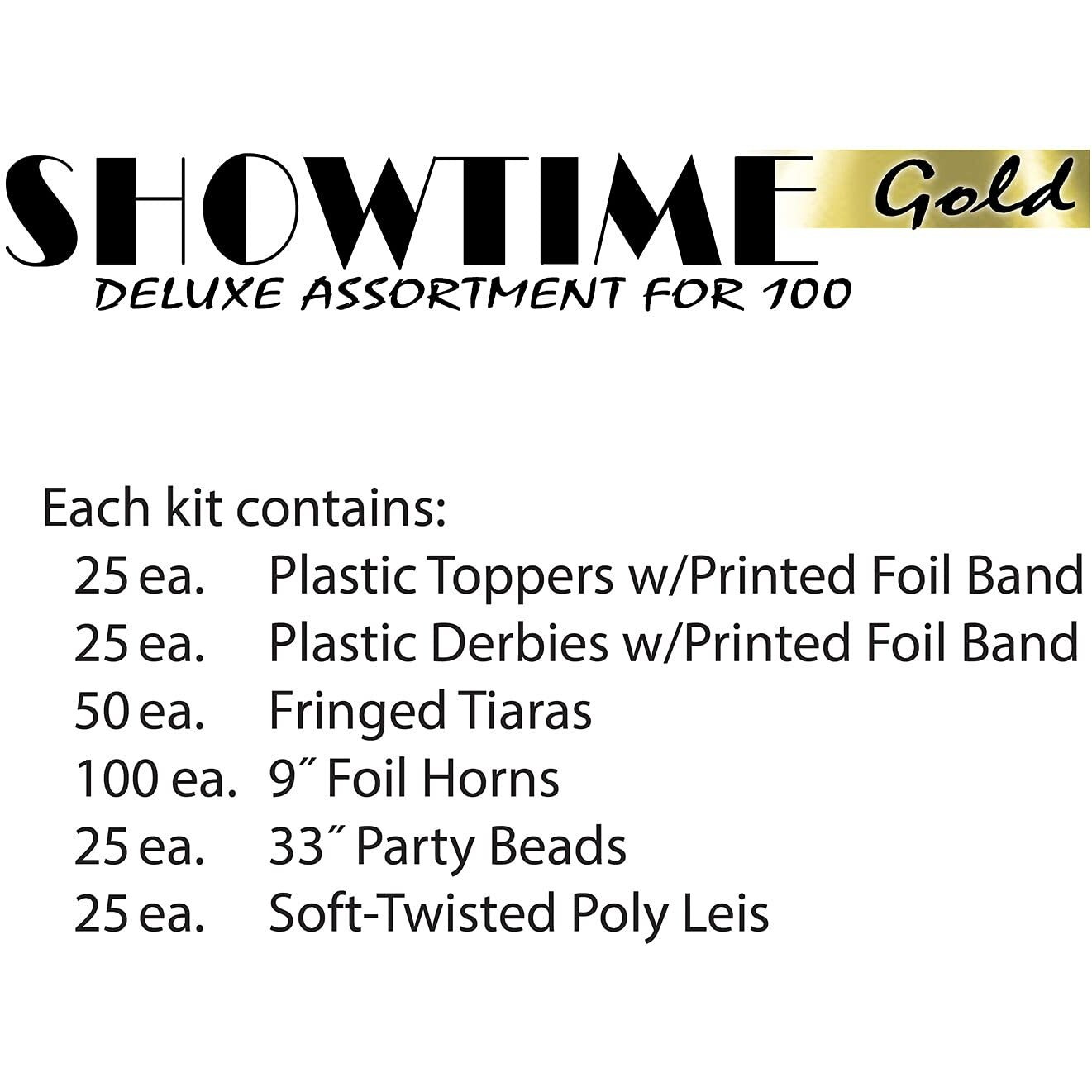 Showtime Gold Asst for 100